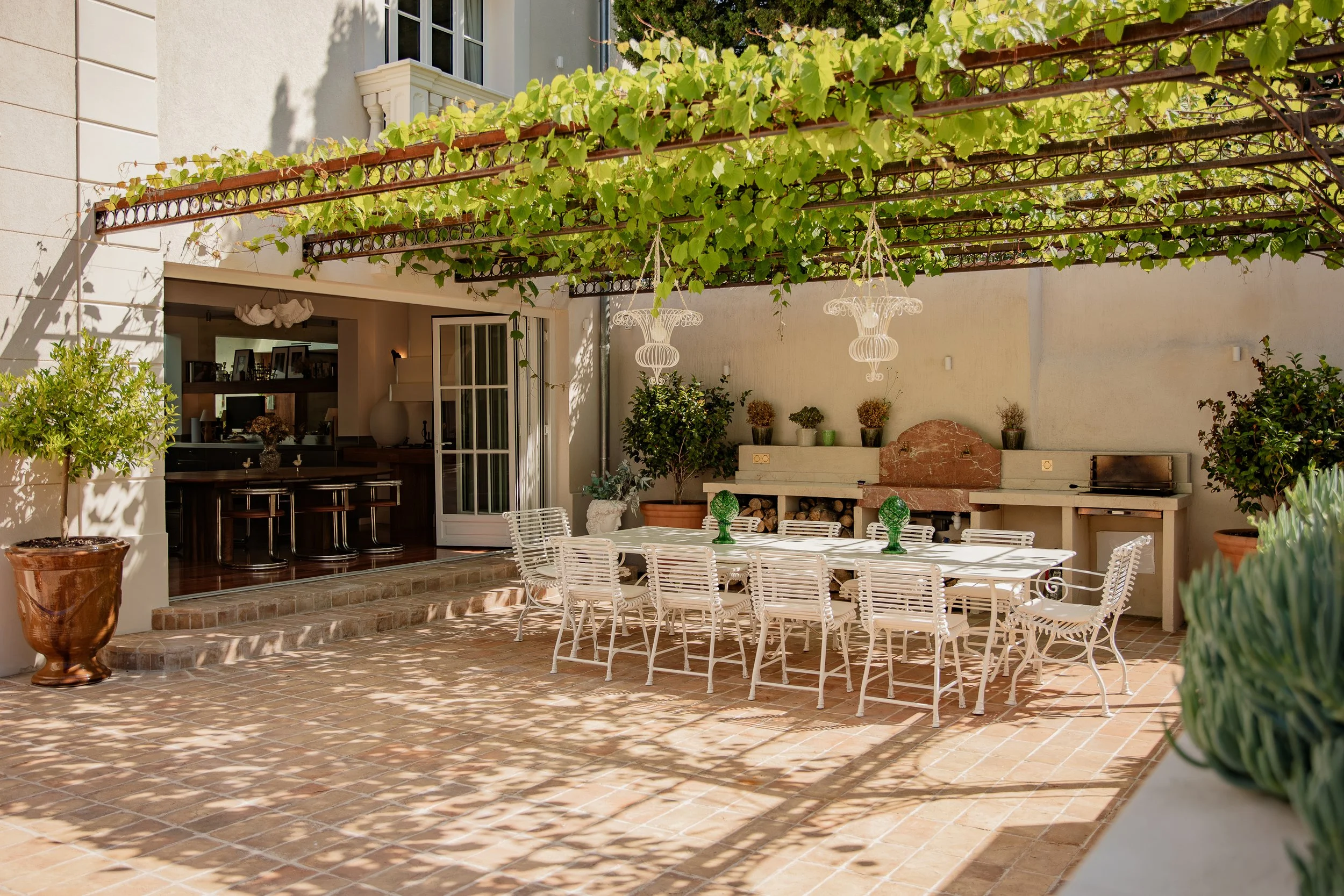 La terrasse...