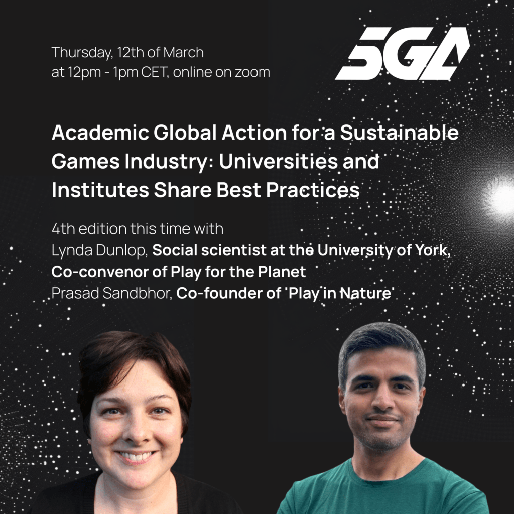 Building the Academic Network for Sustainable Games: Latest Recording Now Available