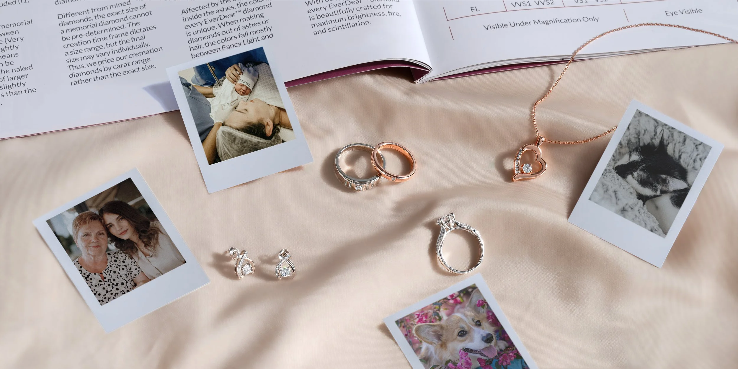 EverDear™️ turns ashes or hair into cremation diamonds and make the diamond ring
