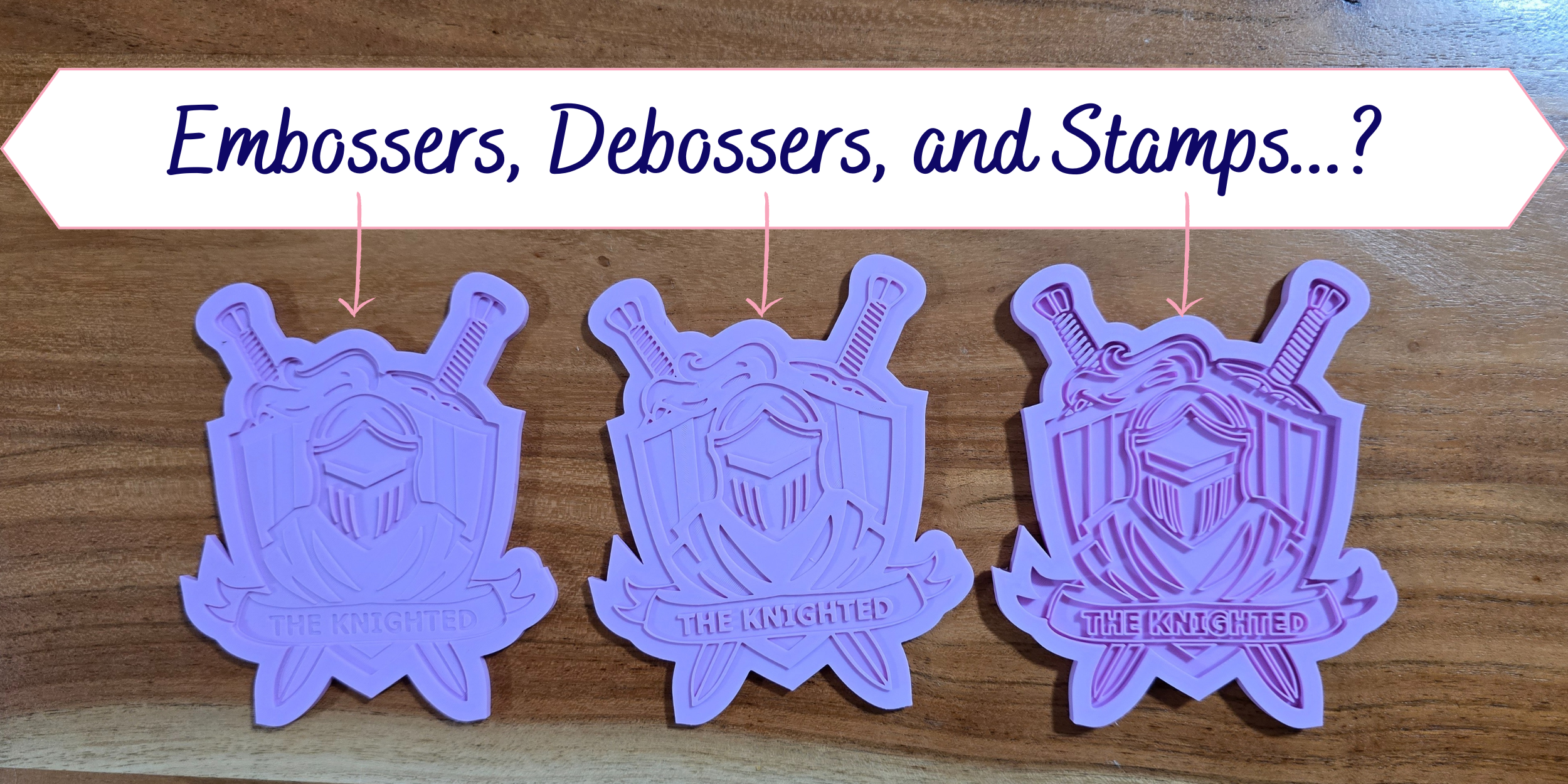 Embossers, Debossers, and Stamps… Oh My!