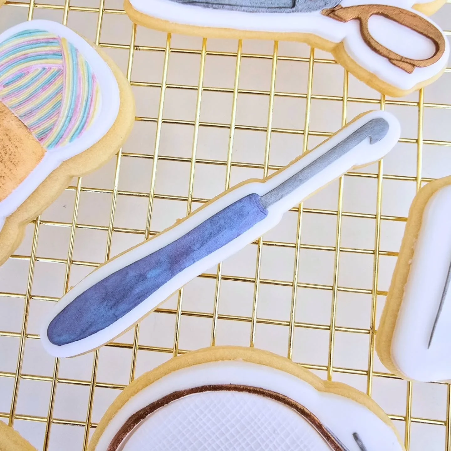 So you've got your yarn, but still need a crochet hook!

This little beauty is perfect for two-toning or painting (as I have done here), and is incredibly satisfying to eat 😅

Part of the Craft range, available and on sale online now!

#crochet #coo