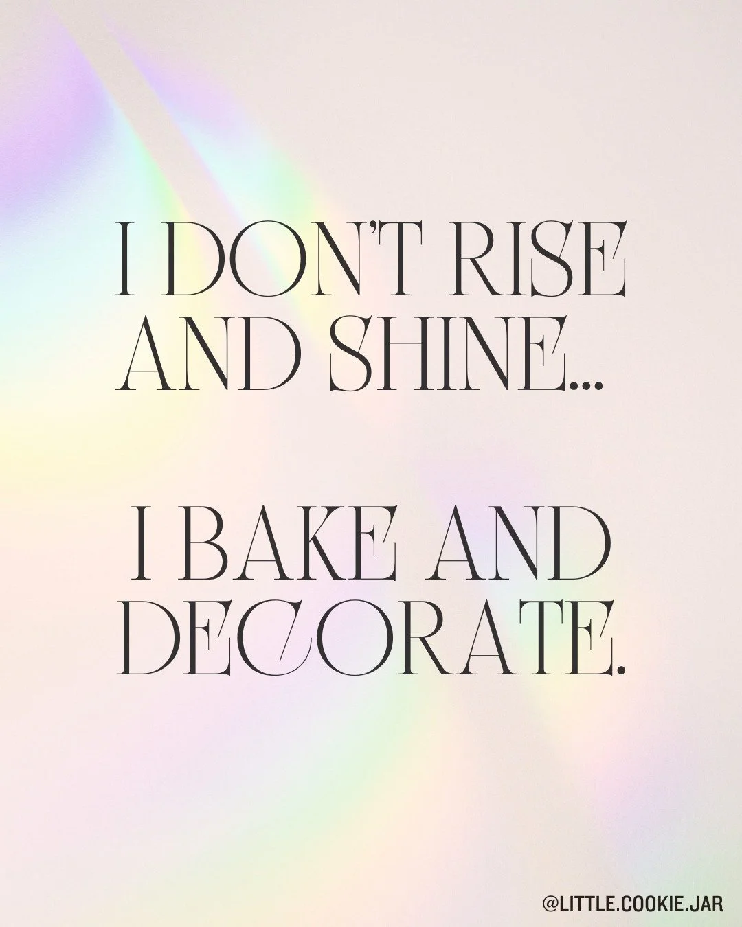 Some people start their day with yoga.

I start mine with dough, fondant, and a paintbrush I definitely said I&rsquo;d clean last night. 😅

If your version of a morning routine involves butter, creativity, and questionable amounts of caffeine, you&r