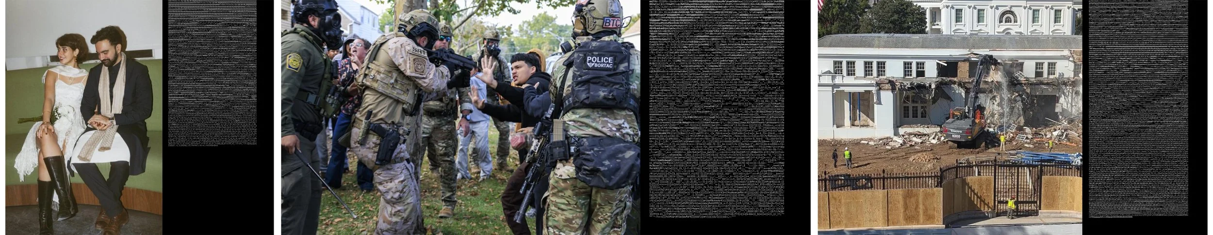 EDPX 3/4700 (Bad) Taste & Digital Aesthetics, Fall 2025.
Assignment: Glitch / File Conversions.
Student pulled the top 40 images from a specific subreddit and converted them to ASCII. Documentation shows pairings of the images with their code.