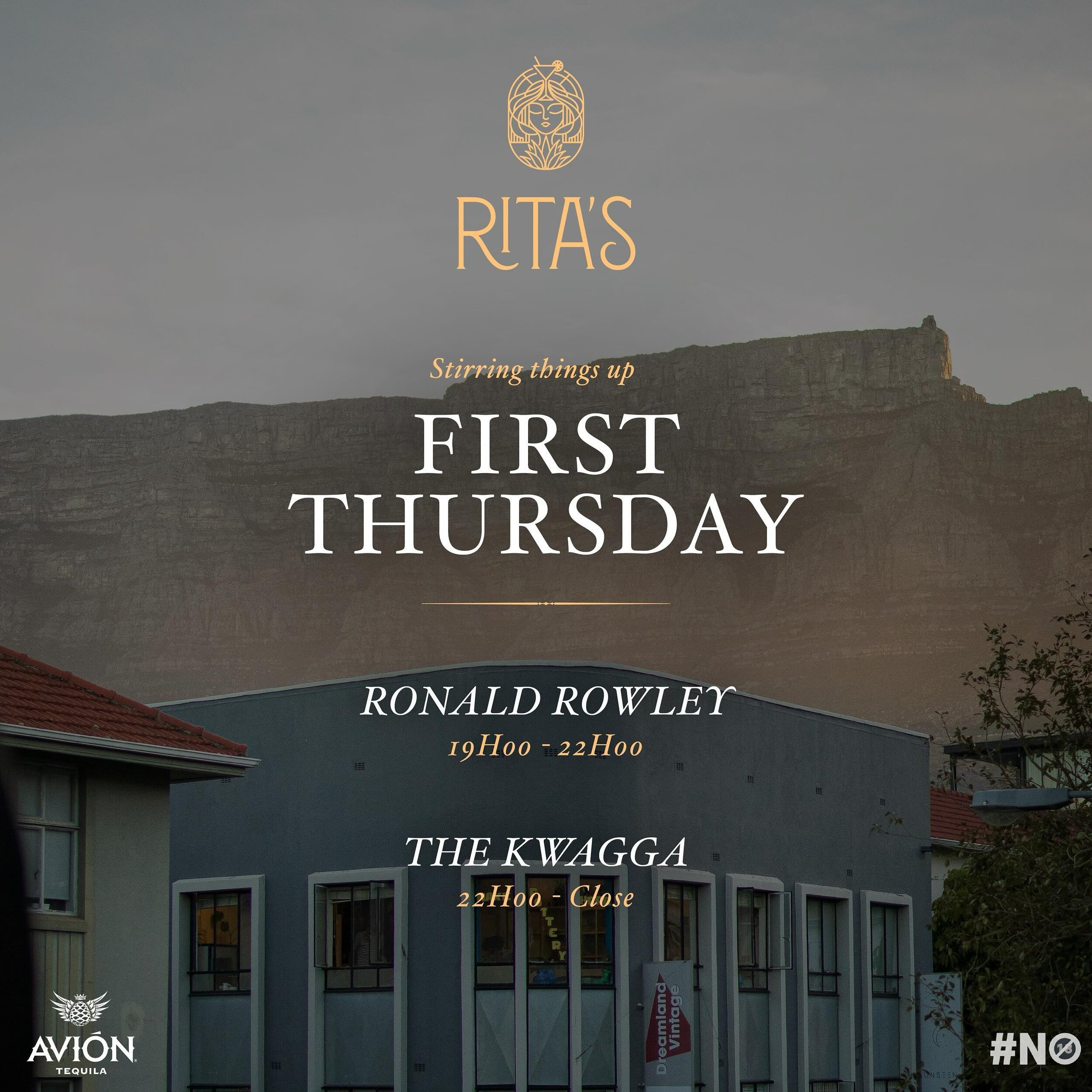 ✨A BIG FIRST THURSDAY AHEAD✨ Get ready to stir things up this #firstthursday with the grooviest DJ Lineup 🪩🍸

Featuring: 
@ronscones2_ 
The Kwagga 

Table bookings are essential. 
For table bookings please contact 021 300 6695 🍾 or visit link in b
