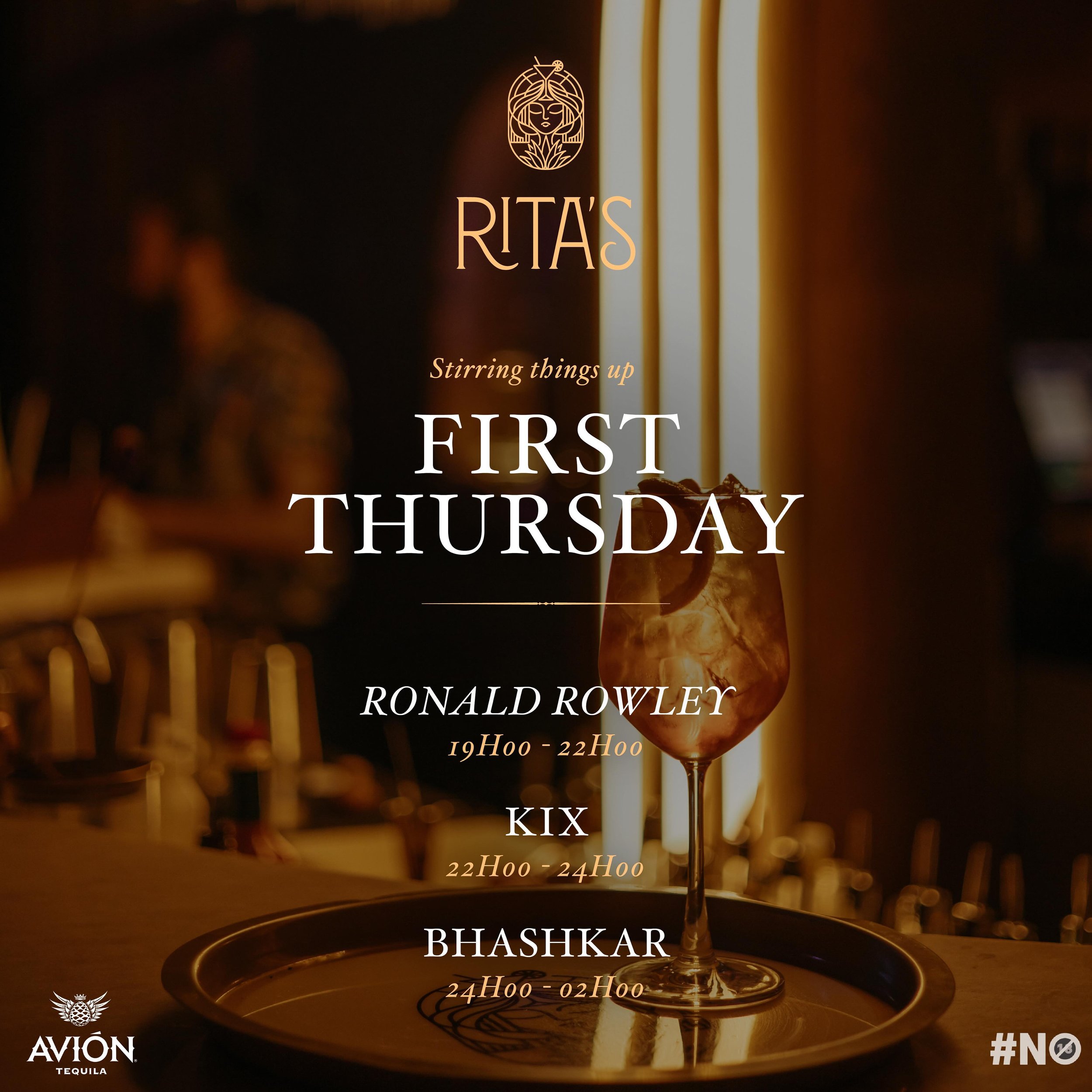 ✨FIRST THURSDAY LINE UP✨ Get ready to stir things up this #firstthursday as we celebrate the start of May with a hot DJ line up🪩🍸

Featuring: 
@ronscones2_ 
KIX
@djbhashkar 

Table bookings are essential. 
For table bookings please contact 021 300 