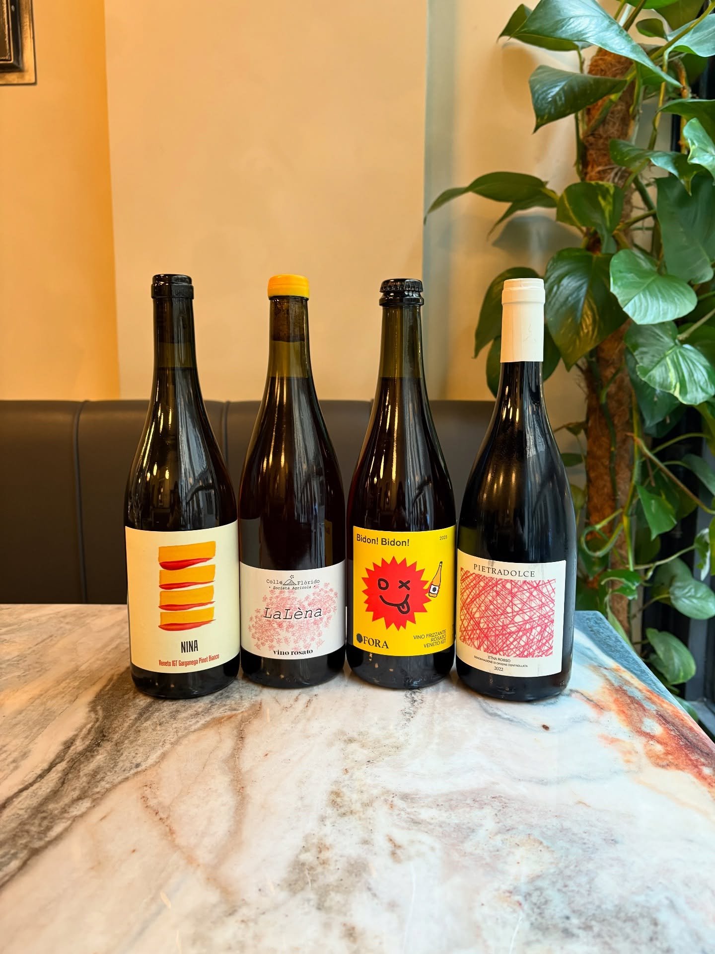 Now that the sun is out, here is a snapshot of our chilled reds, rosatos, and low intervention skin contacts, perfect for an early afternoon drink on our outdoor seating.