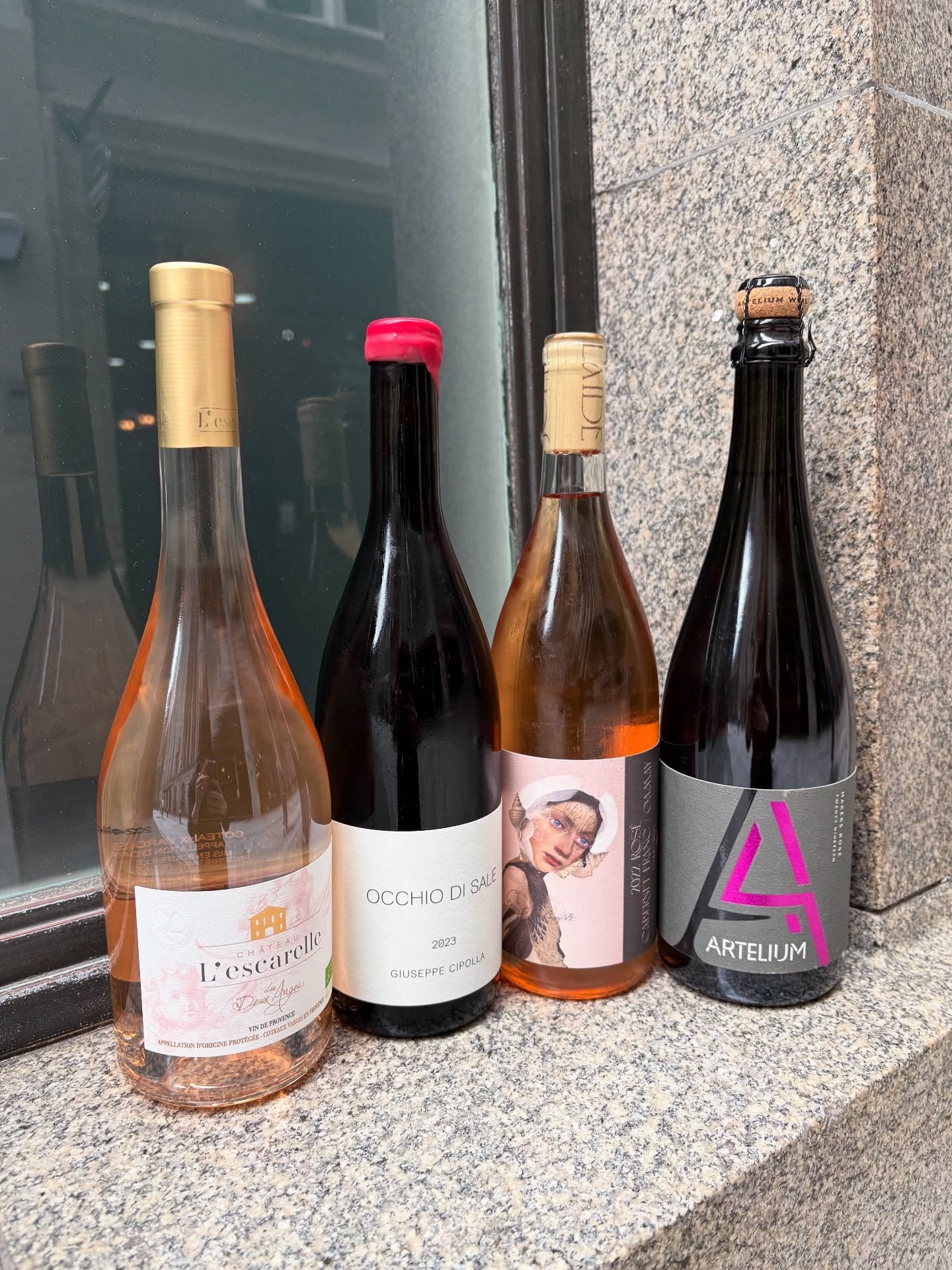 Escape the heat and try our ros&eacute; by the glass? Ch&acirc;teau l&rsquo;Escarelle Les Deux Anges&mdash;elegant, fresh. Think soft red berries, a touch of citrus, and just a hint of Proven&ccedil;al herbs.

Love Provence ros&eacute; but want to tr