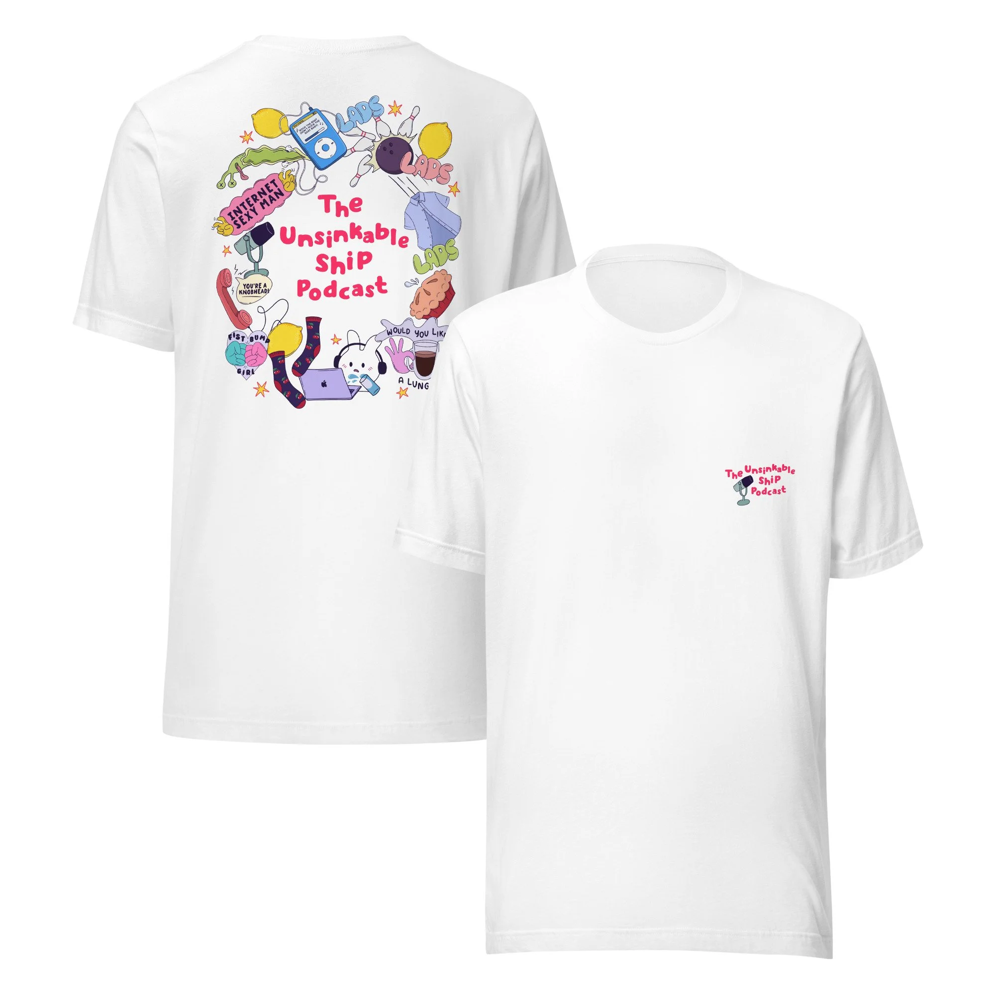 Hot Lemon - Yellow / White Tee