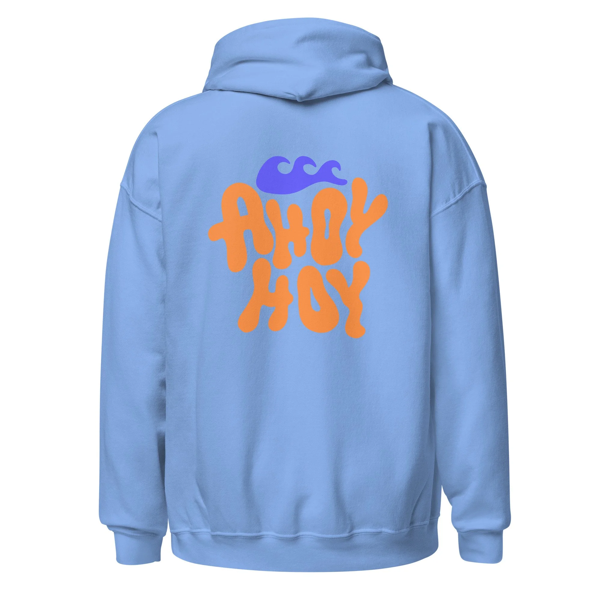 AHOY HOY - Basic Fit Hoodie - Sand / Blue