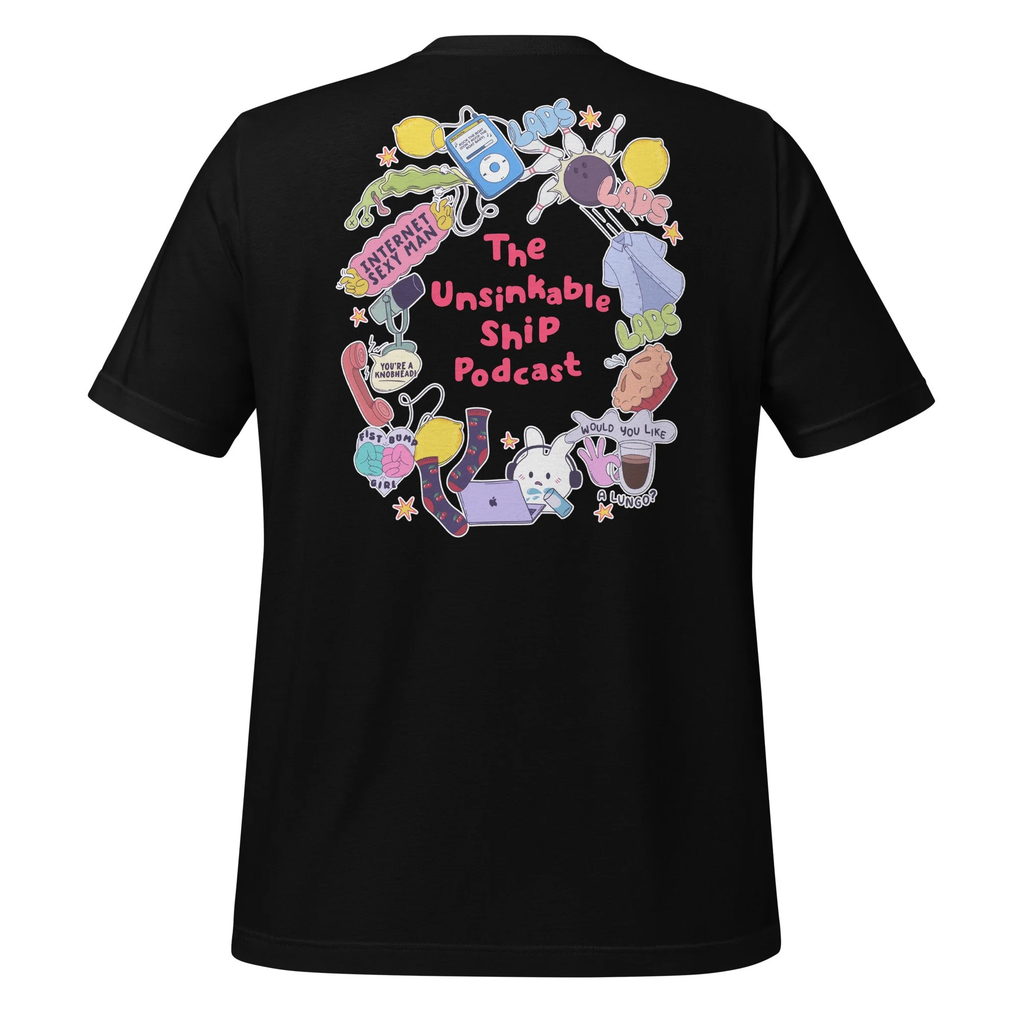 HOT LEMON - Black / Navy - Tee