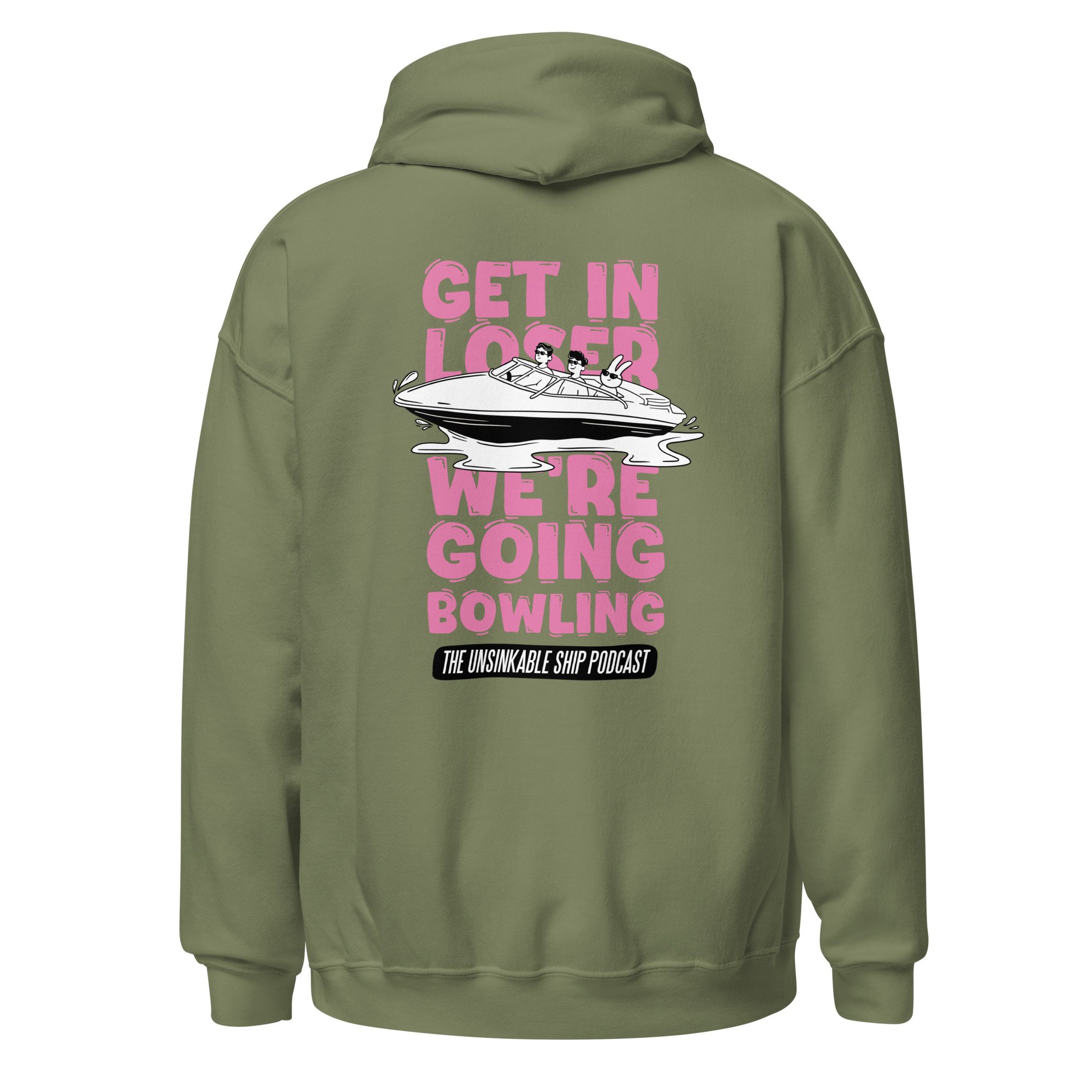 GET IN LOSER - Basic Fit - Pink Print - Various Colours