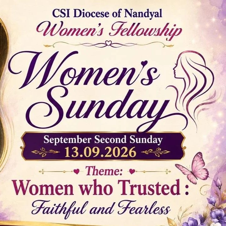 Message from Buelah Santhosh about Women’s Sunday