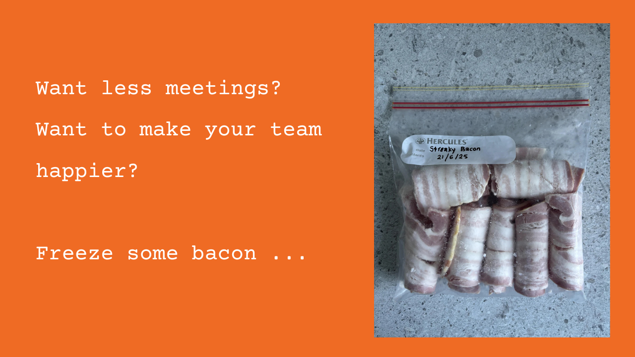 Freezing bacon and other tips to make you happier