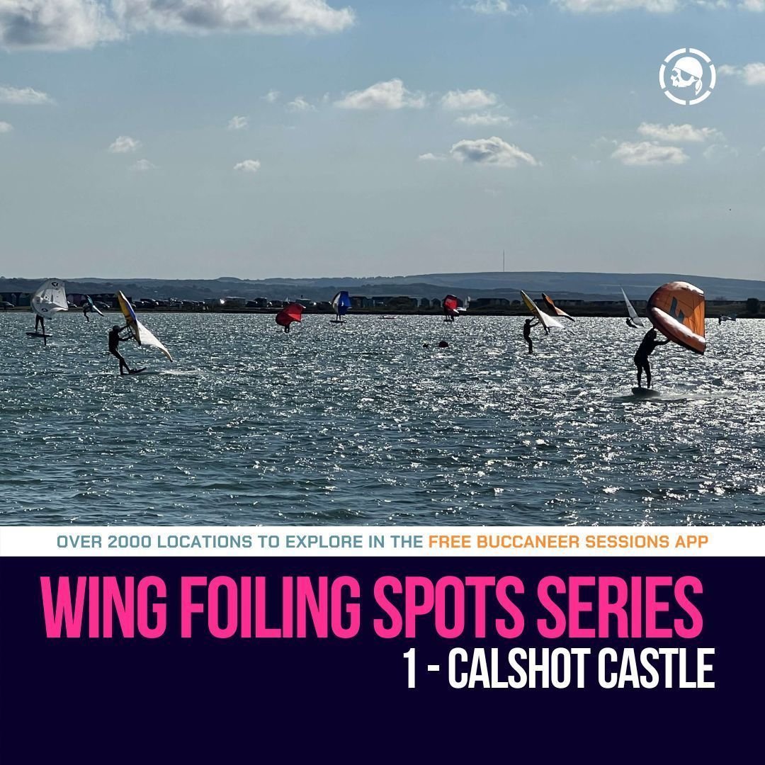 🏴&zwj;☠️ Wing Foiling Spots Series 
1/3 - Calshot Castle

Calshot provides great conditions for beginners through to experts. At low water flat lagoons appear due to the sandbars and at higher tides the conditions remain relatively flat due to the p