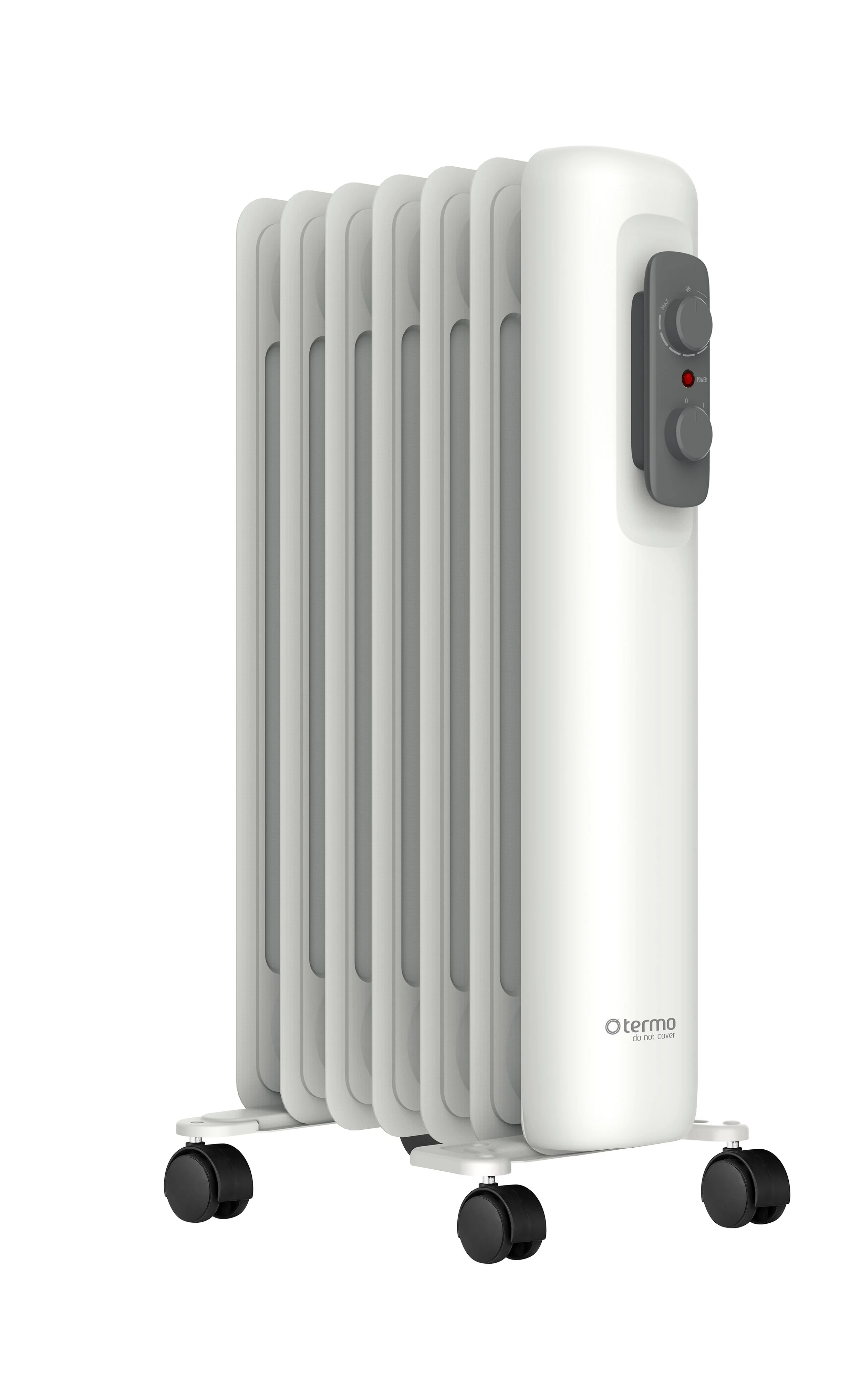 Oljefylld lamellradiator 1500W