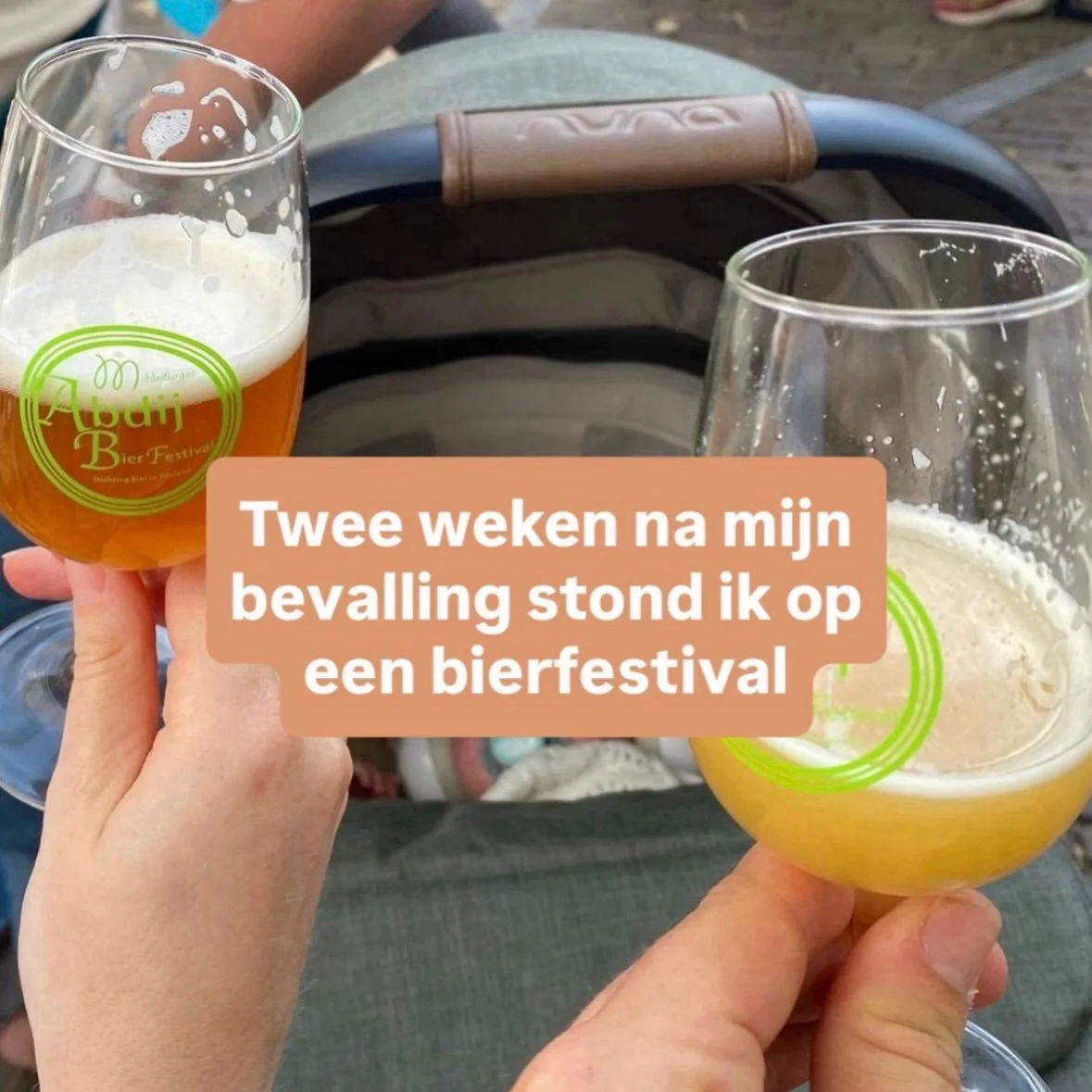Twee weken na mijn bevalling ging ik naar een bierfestival. Als ik daar nu aan terugdenk, denk ik vooral: WHY?! 😂 Ik had zelfs nog bloedverlies.

Maar het gekke is: op dat moment voelde dat helemaal niet zo&hellip;

Ik voelde me die dag goed. Ik had