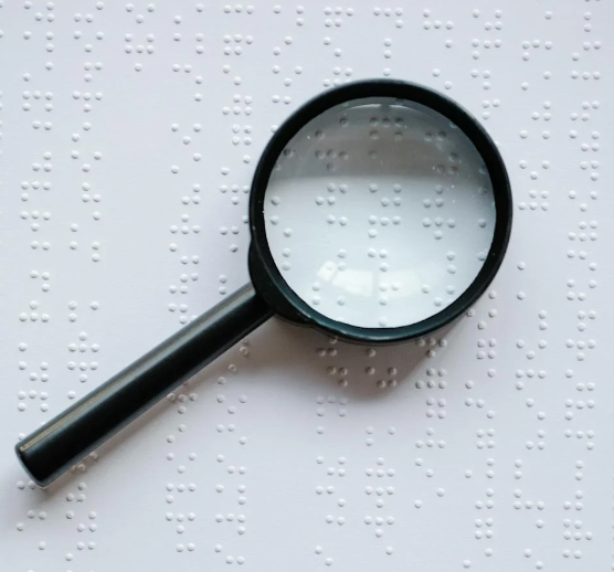 Braille on packaging