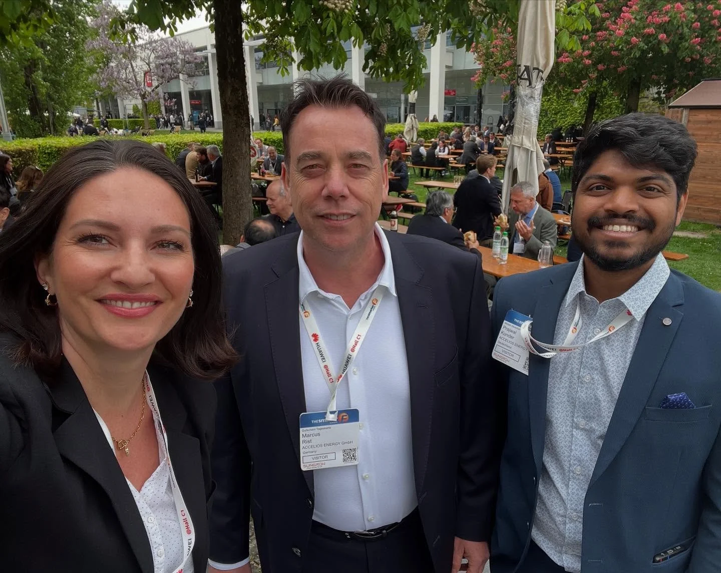 What a nice first day at #intersolar #thesmartereurope #renewableenergy #munichmesse