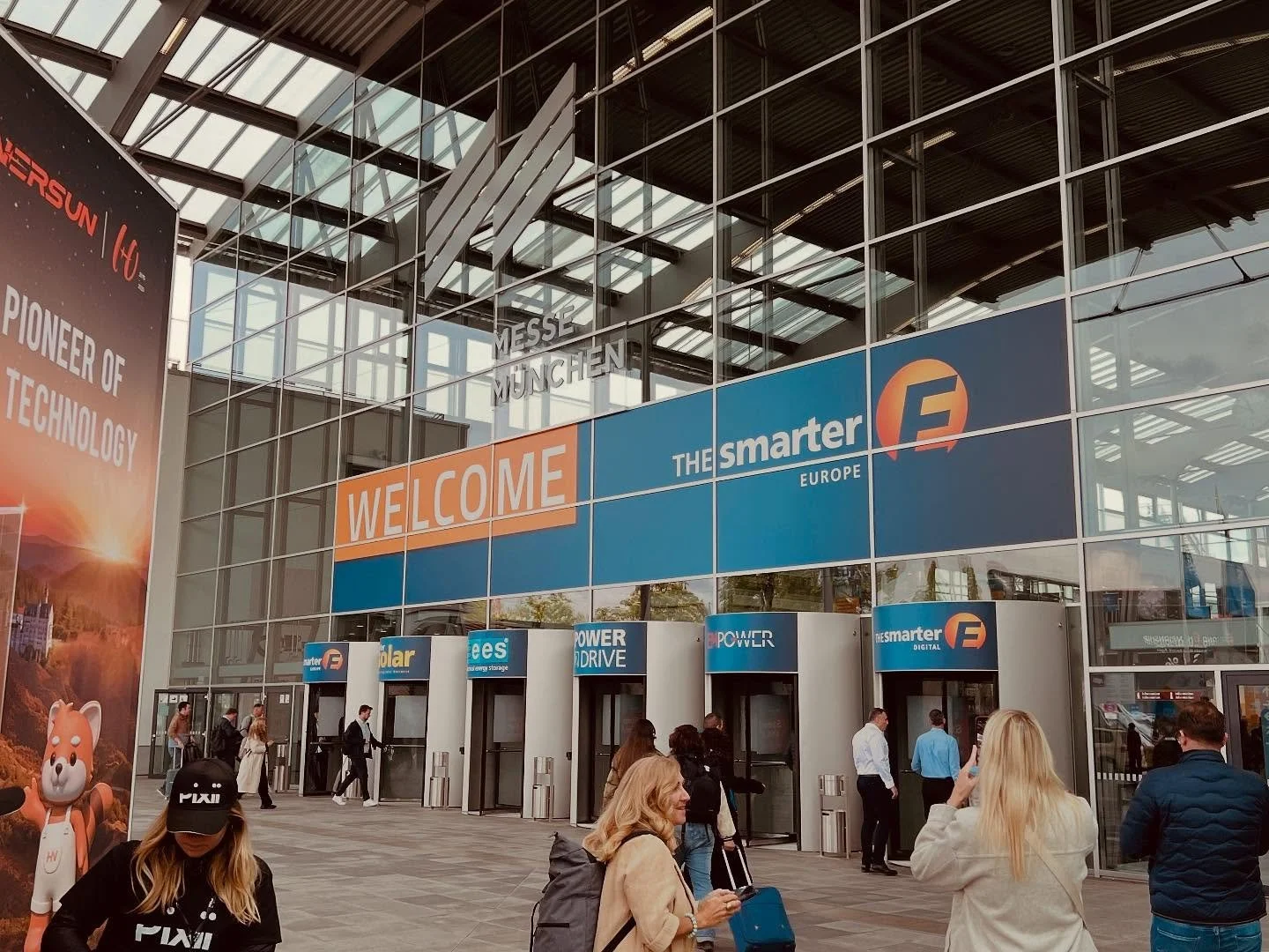 Hello Munich ☀️ Let&rsquo;s get started! #intersolar