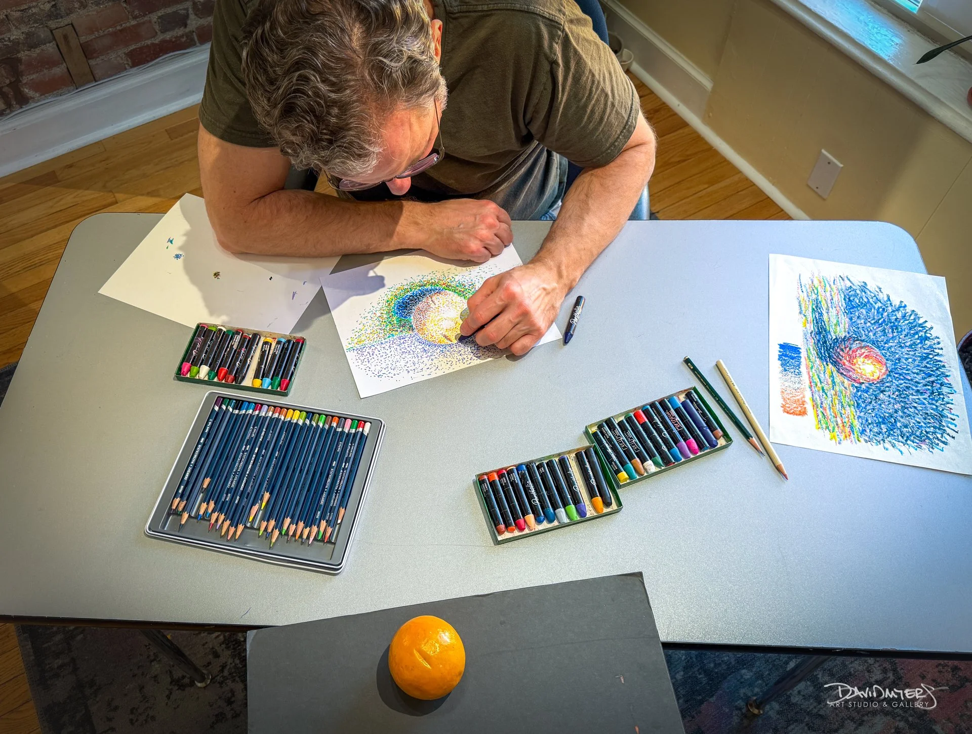 Creating in the Heart of Uptown

Dan, one of our adult artists, leaning into his intuition during private instruction &mdash; exploring oil pastels and creating a pointillist, impressionistic take on an orange. 🍊

Art invites us to slow down, sharpe