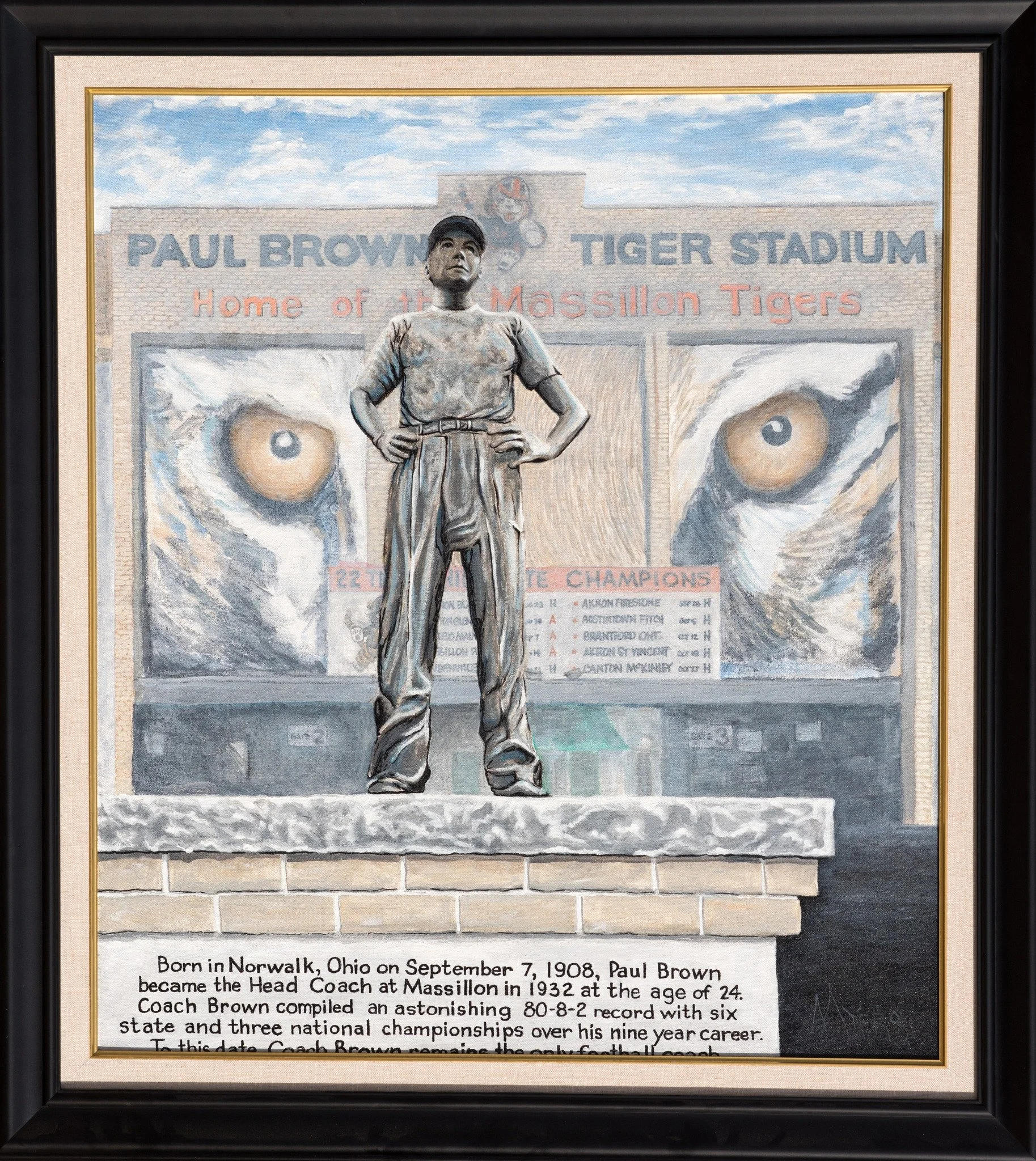 🏈 “The Visionary”
100 years ago in 1925, a 16 year old Paul Brown led the Massillon Tigers in the 30th Massillon–McKinley game. — the start of a legacy that changed football forever.
Today is the 136th Massillon-McKinley gam