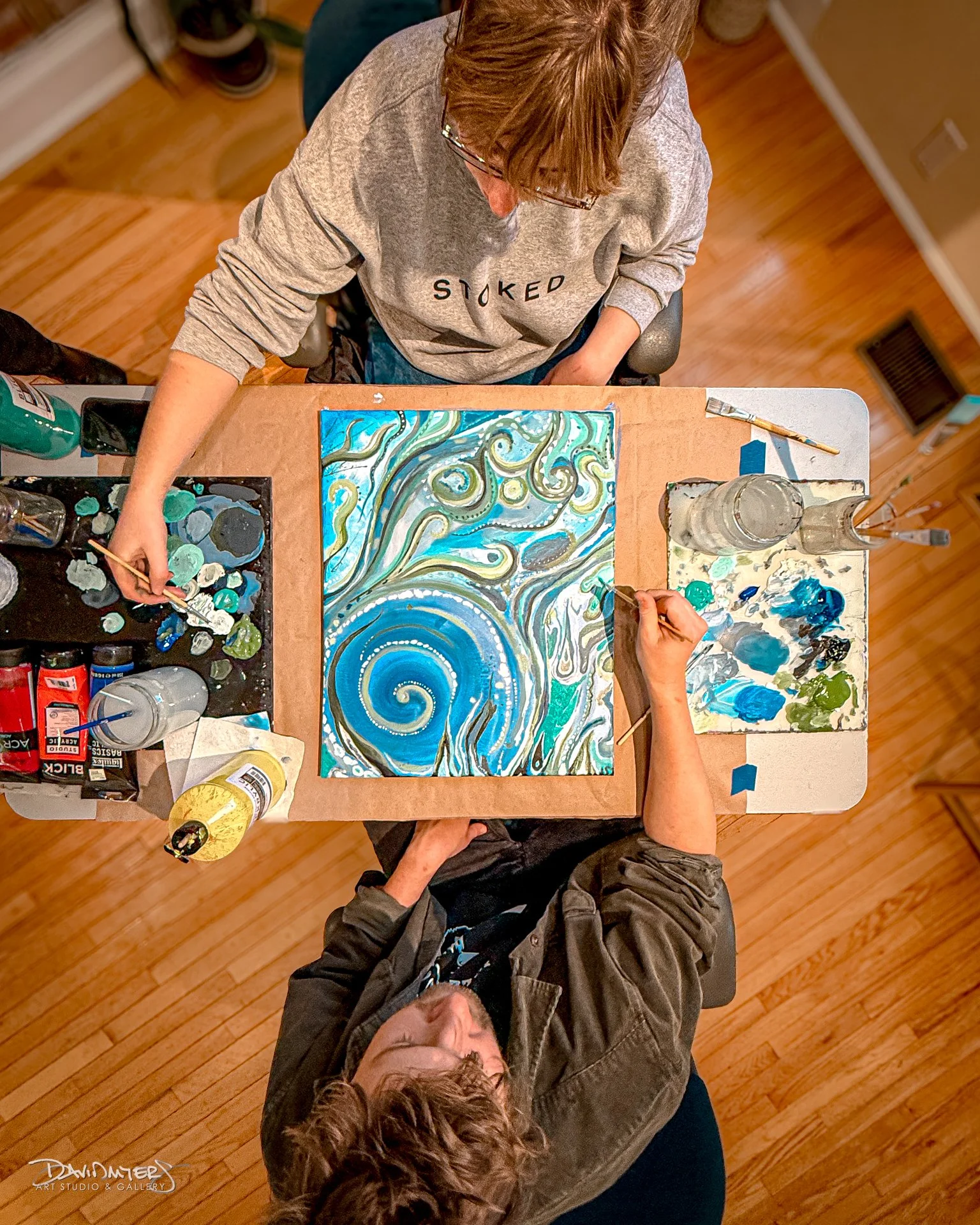 Where Creativity Feels at Home
Artists of all ages are welcomed into a warm, encouraging studio where creativity is supported and individuality is celebrated. The space is designed to feel open and inviting&mdash;an environment where artists can rela