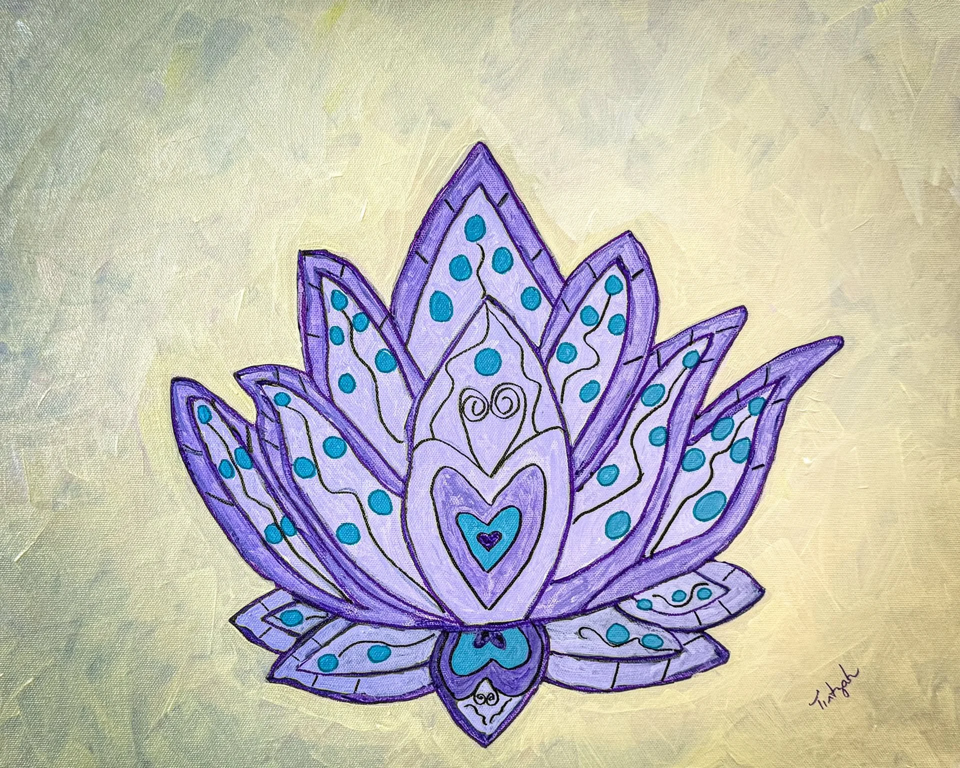 Hope Rising🌸 by Tirtzah

Like the lotus that rises from the muck, Hope Rising speaks to transformation, resilience, and growth. Even in the most challenging conditions, beauty can emerge&mdash;stronger, wiser, and full of light.

This painting refle