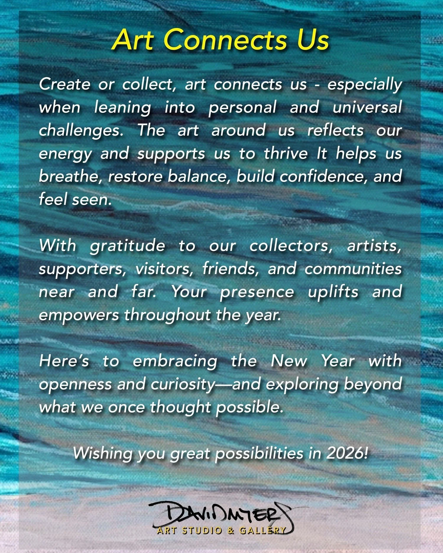Thank you for being part of our creative journey.

#ArtConnectsUs #CreateOrCollect #ArtCommunity #CreativeJourney #ArtForWellbeing #SeenAndHeard #CreativeHealing #UptownWesterville #NewYear2026 #CreativePossibilities