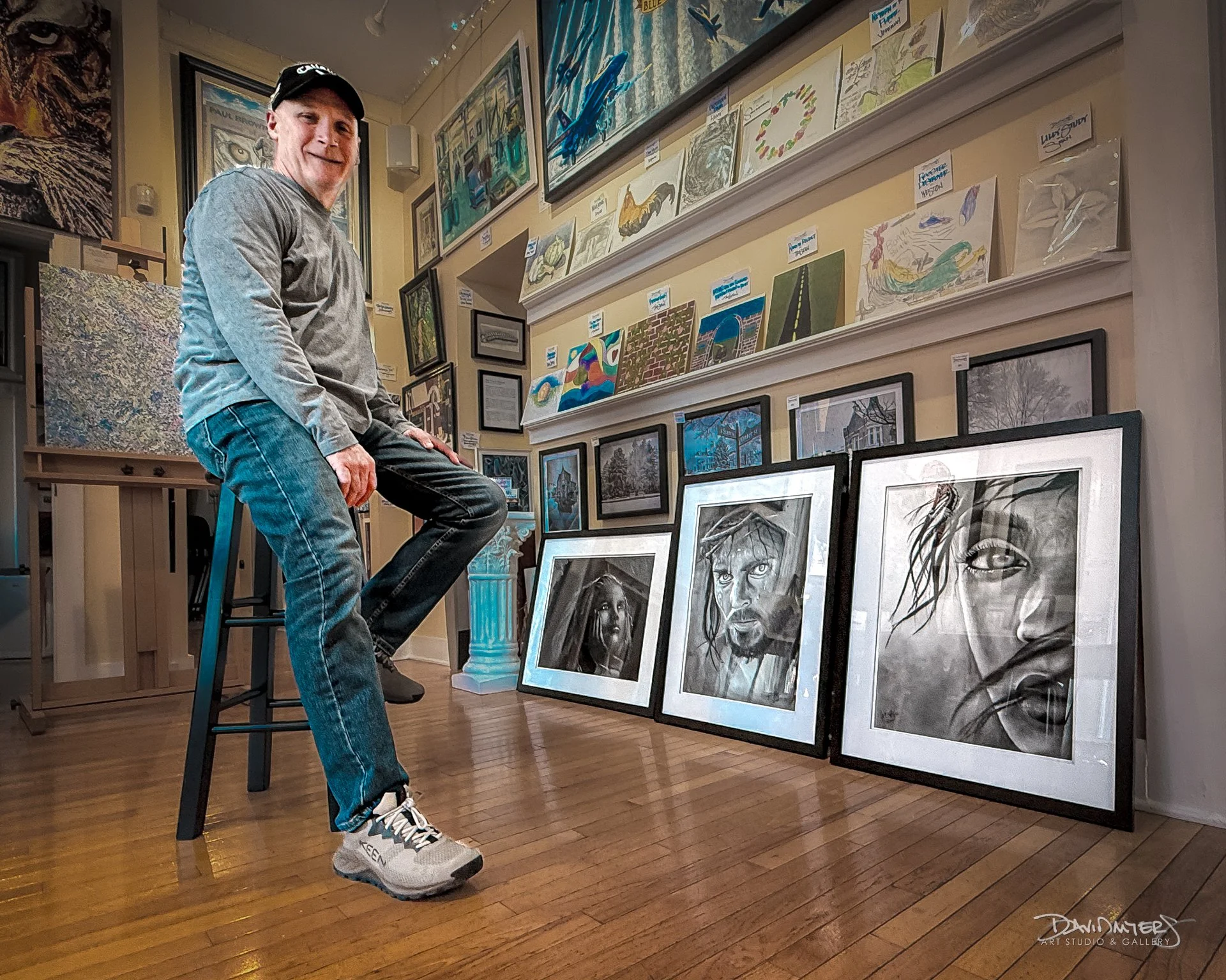 A Voice in Contrast 

Watching Pat Hogan growth is inspiring. His latest charcoal portraits are powerful, emotional, and deeply personal&mdash;a testament to his commitment to develop his gifts, trust his instinct and share his story.  A studio artis