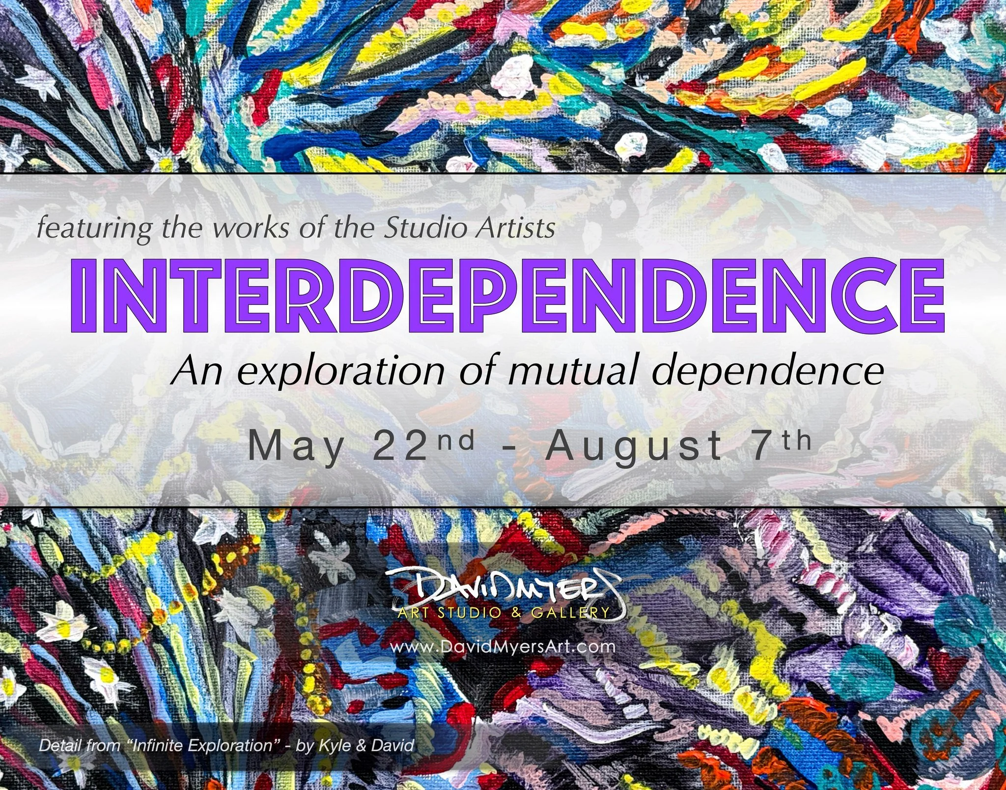 INTERDEPENDENCE &mdash; a celebration of connections inspired by unity.

From studio artists ages eight to eighty-eight, each work reflects cooperation, appreciation, and gratitude, showing how creativity grows richer when we honor unique perspective