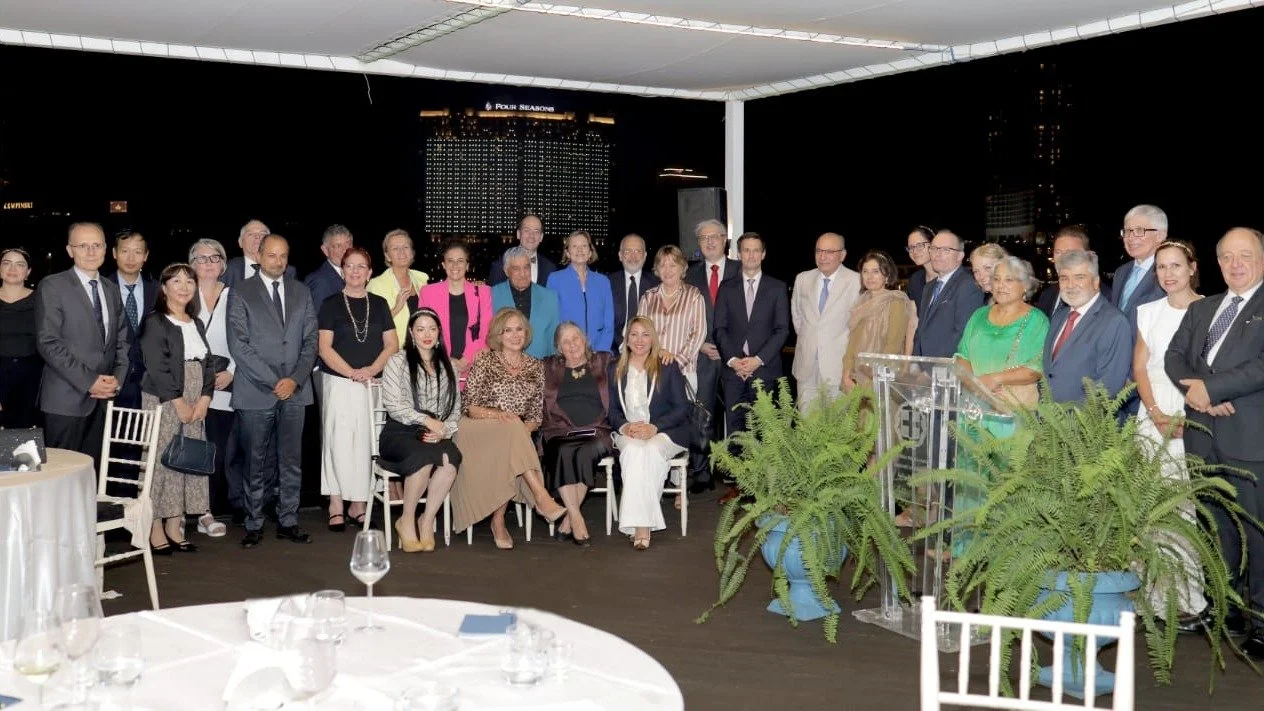 An unforgettable evening at the Cleopatra dinner, hosted by the Greek Ambassador at the Greek Rowing Club in Dokki. 🇬🇷

The Cleopatra group is a cultural association where member ambassadors serving in Egypt explore together the rich history of our
