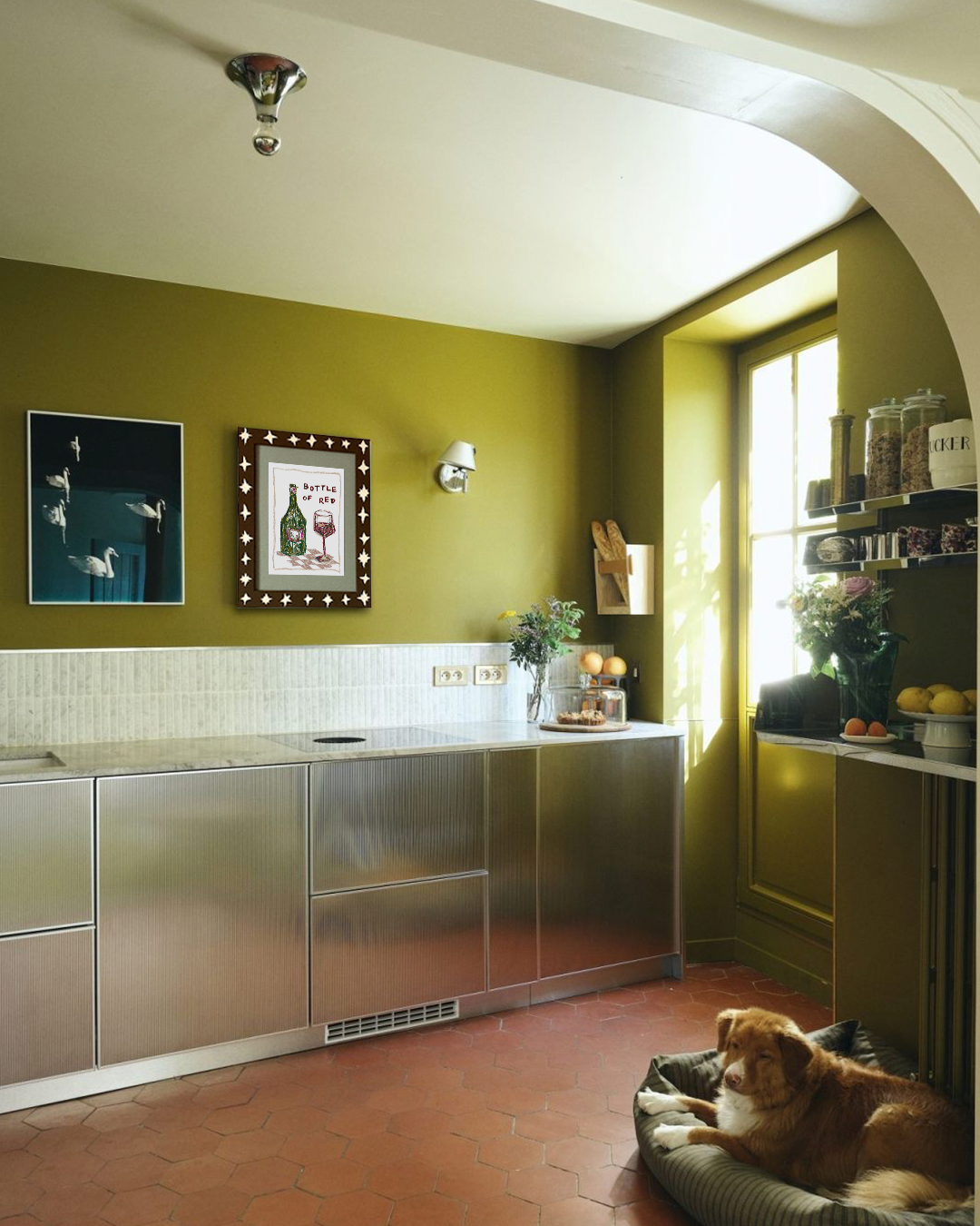 Bottle of Red - Giclée Print