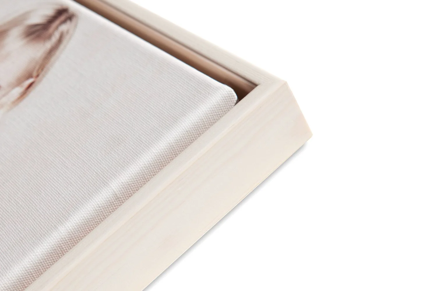 Strigamynd með lútuðum flotramma