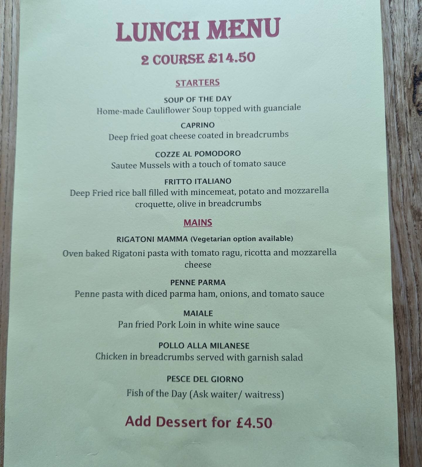 Our lunch menu is available every Tuesday, Thursday and Friday, Broadstairs only ( please note the menu may have slight changes) 😊 #posilliporestaurant #italianfoodbloggers #italianfood #italianfoodlover #italianfoodporn #realitalianfood #cucinaital