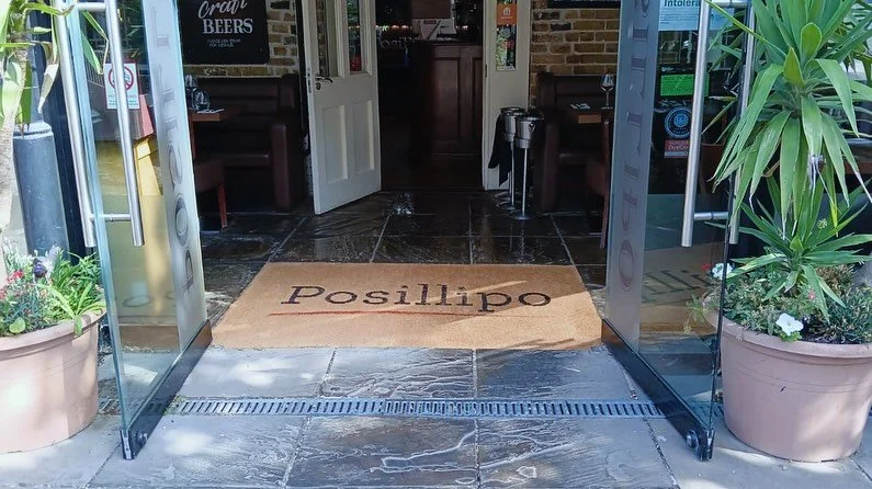 A new detail to welcome you in 🤗

Our fresh coir mat has arrived at the entrance, crafted with care by @makeanentranceltd. We love how they brought our logo to life in bold black and orange to match our logo 🖤🧡 

Stop by Posillipo in Faversham and