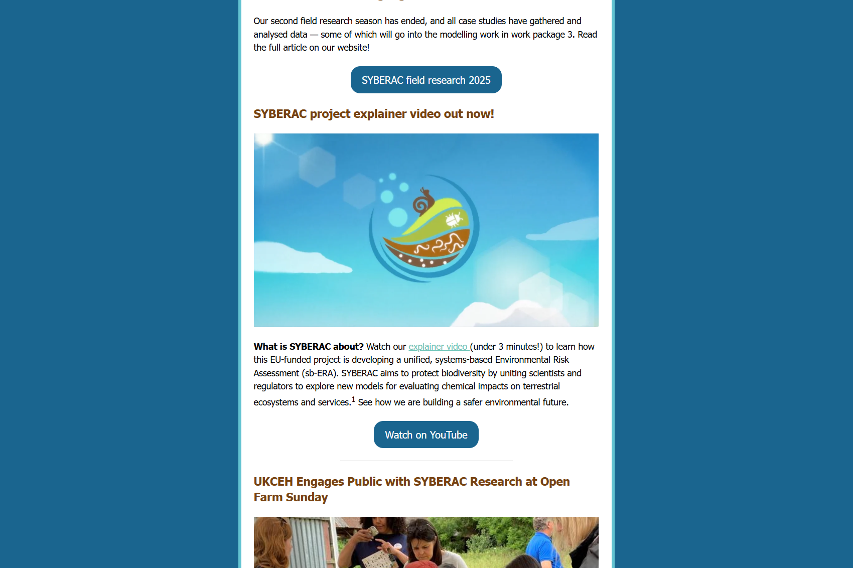 SYBERAC Newsletter November 2025 