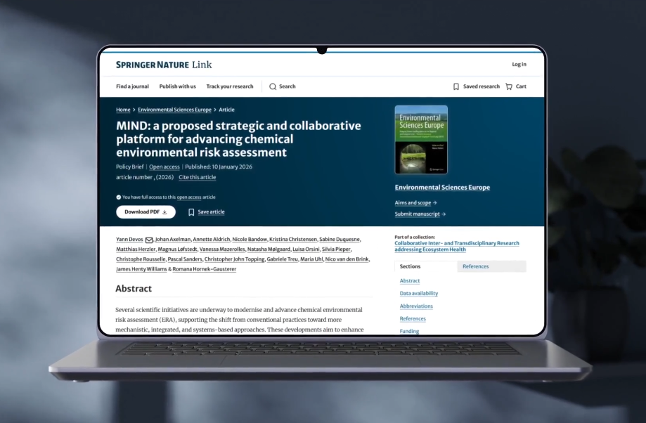 MIND: a proposed strategic and collaborative platform for advancing chemical environmental risk assessment