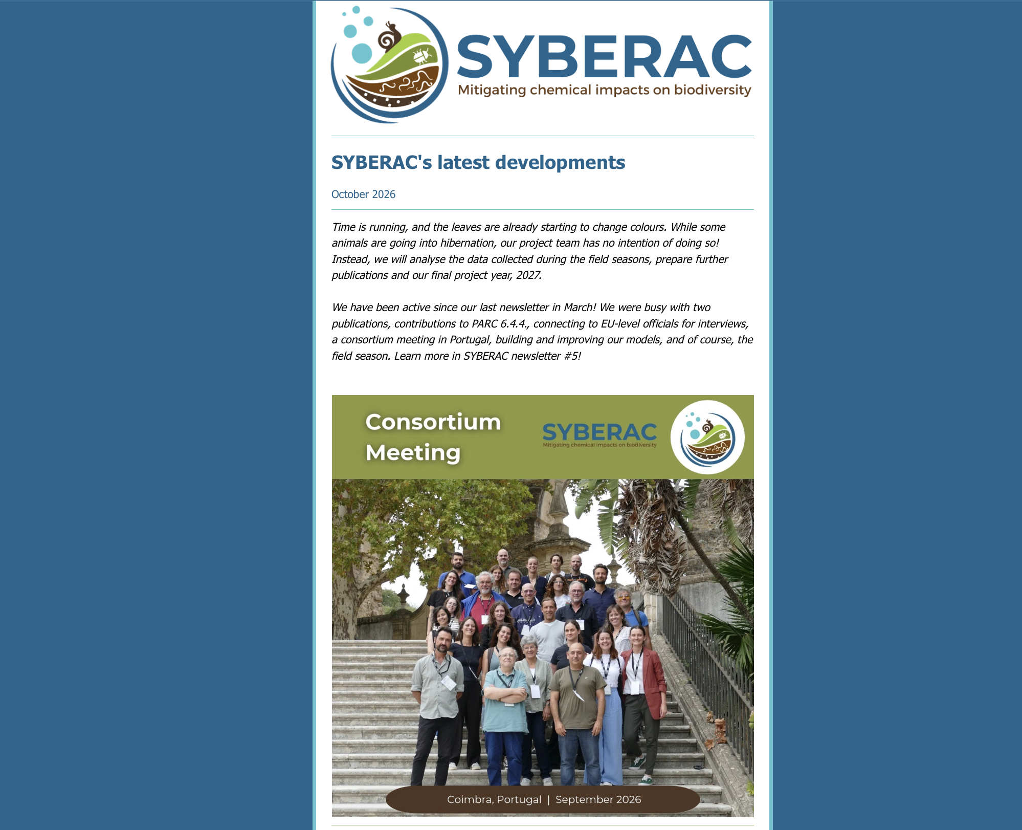 SYBERAC Newsletter October 2026