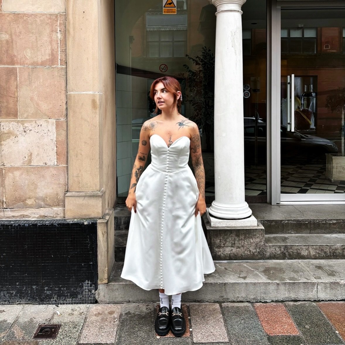 Unique bride?! Don&rsquo;t worry we&rsquo;ve got you! Not every dress in store is super bridal, so if you&rsquo;re look for something super unique or a little non traditional pop in for a browse!🤍 

@kelseyrosebridal