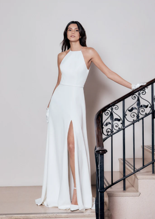 kelsey rose bridesmaid dresses 'Kindra' — The White Outlet Chelsea Dress - Modern group-DHD10064 Style:ShortSleeve-Gold