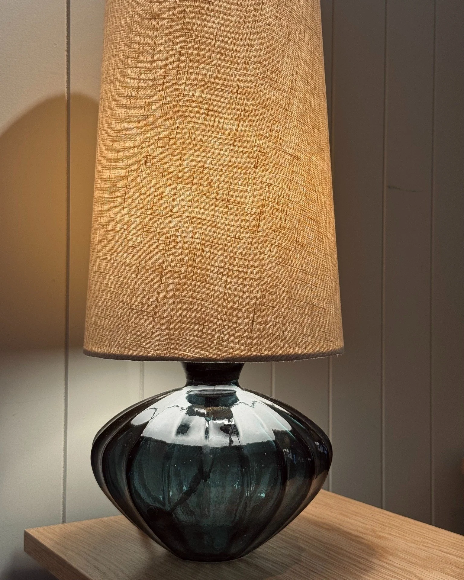 The perfect cosy ambience, beautifully captured with this stunning lamp from Linen Lane. 

A piece that brings both comfort and character to any space.