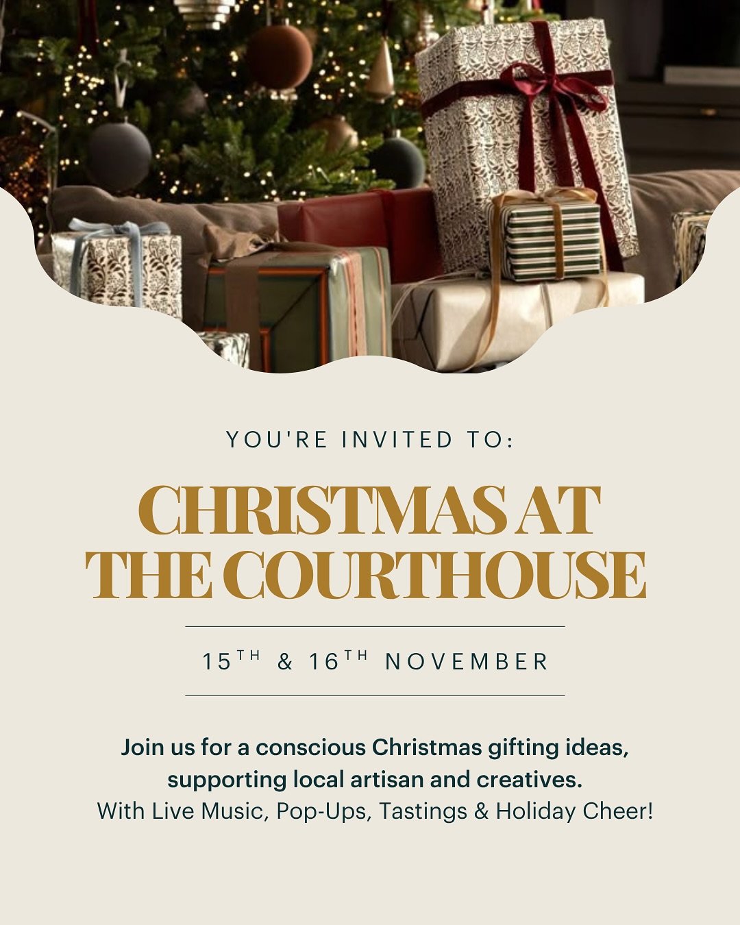 The Christmas Season Starts Here! 🎄
Saturday 15th &amp; Sunday 16th November | 10am&ndash;5pm | The Courthouse Bushmills

Step into a festive wonderland packed with local makers, live music, creative demos, and delicious tastings. Sip hot mulled dri