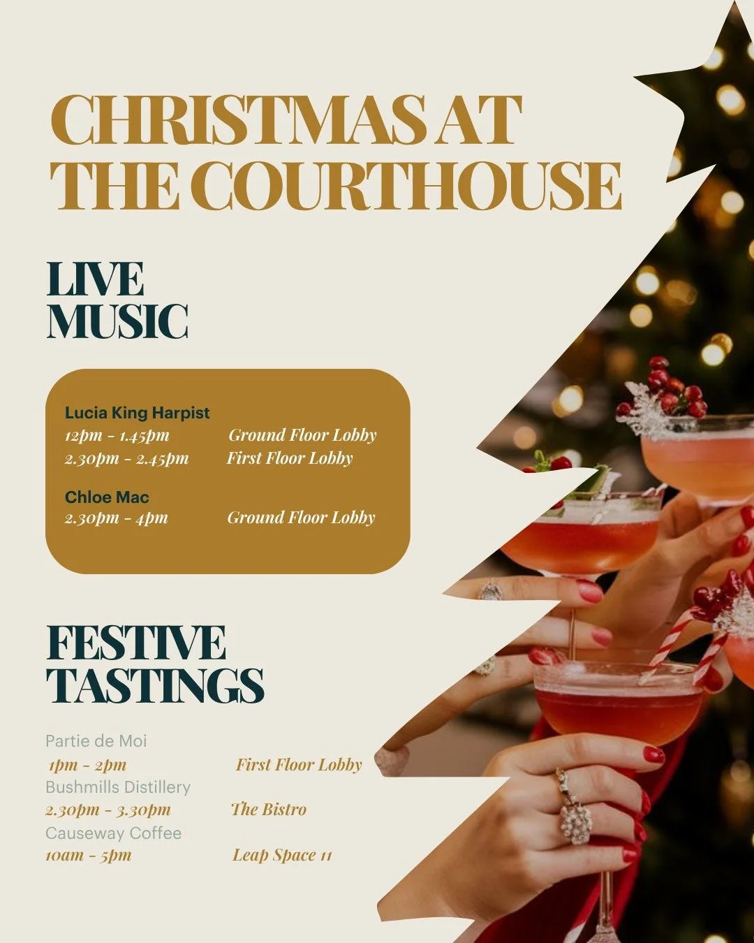 The Countdown Is On! ✨🎄
We&rsquo;re less than 24 hours away from kicking off our Christmas celebrations&mdash;and you&rsquo;re invited! 🎉

Get ready for a weekend filled with incredible live music, festive tastings, and all the magical moments that
