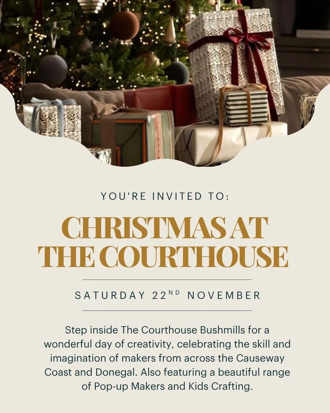 Christmas at The Courthouse continues this weekend with our fabulous Crafted on The Coastline exhibition!

From 11am&ndash;3pm, step into a celebration of creativity as ten exceptional artisans transform our space with art, jewellery, textiles, and s
