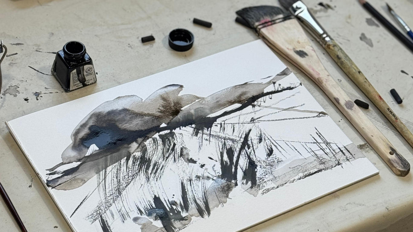 Brave Art Painting Workshop with Mark Bonello