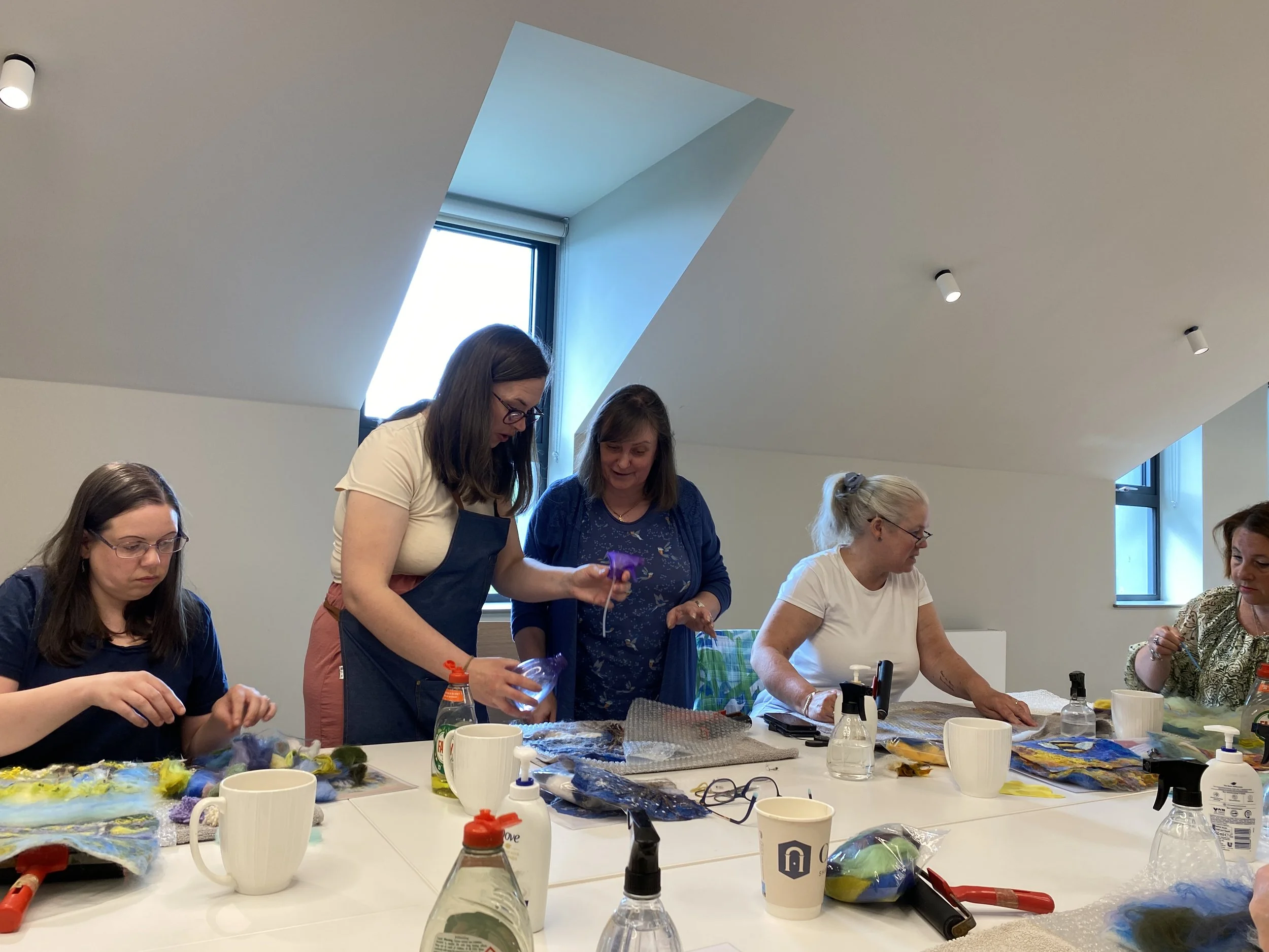 Mixed Group of Adults: Felting with Andrea Hayes