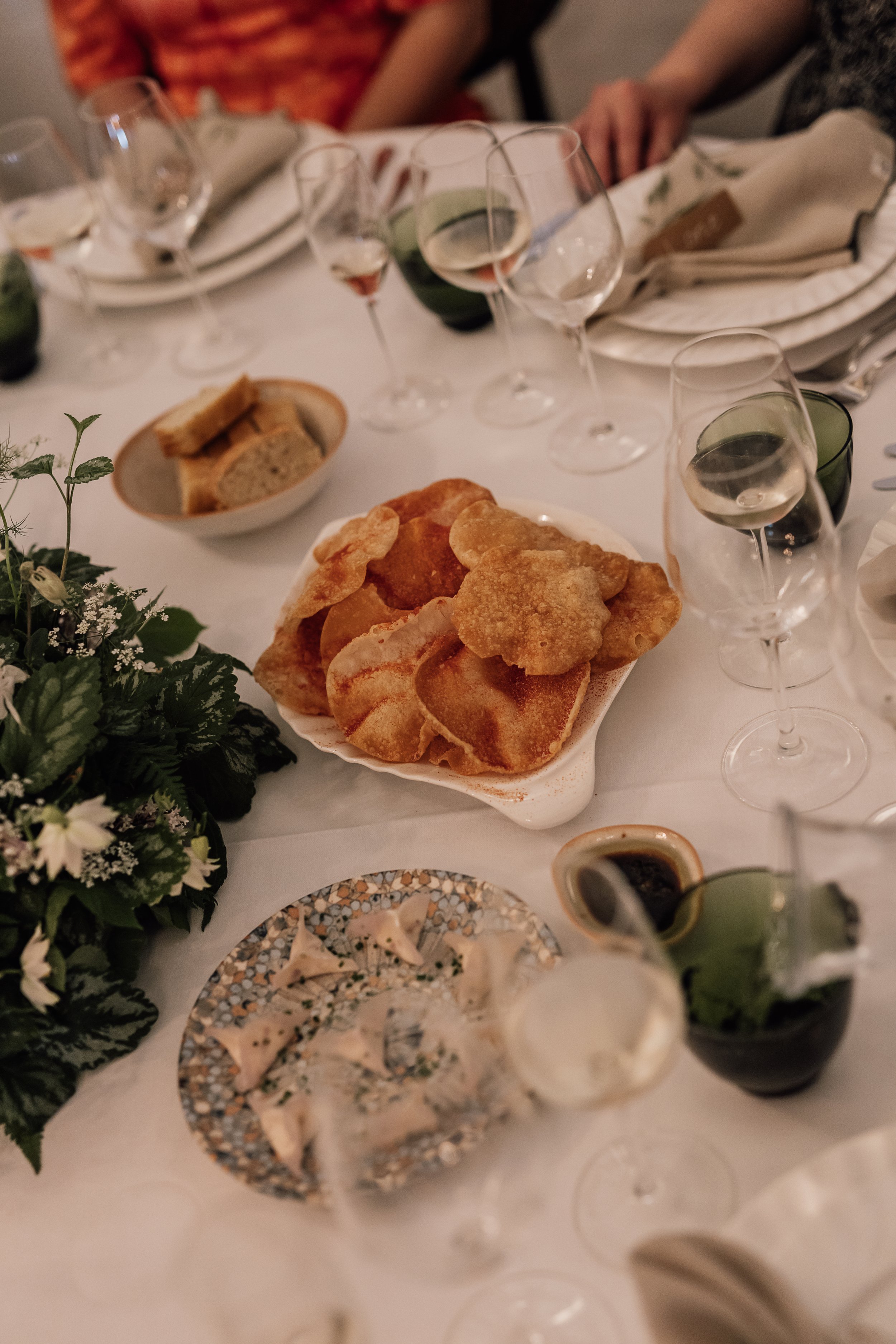 Bryllupsmiddag fra Diningsix til Bryllup på Møllerup Gods