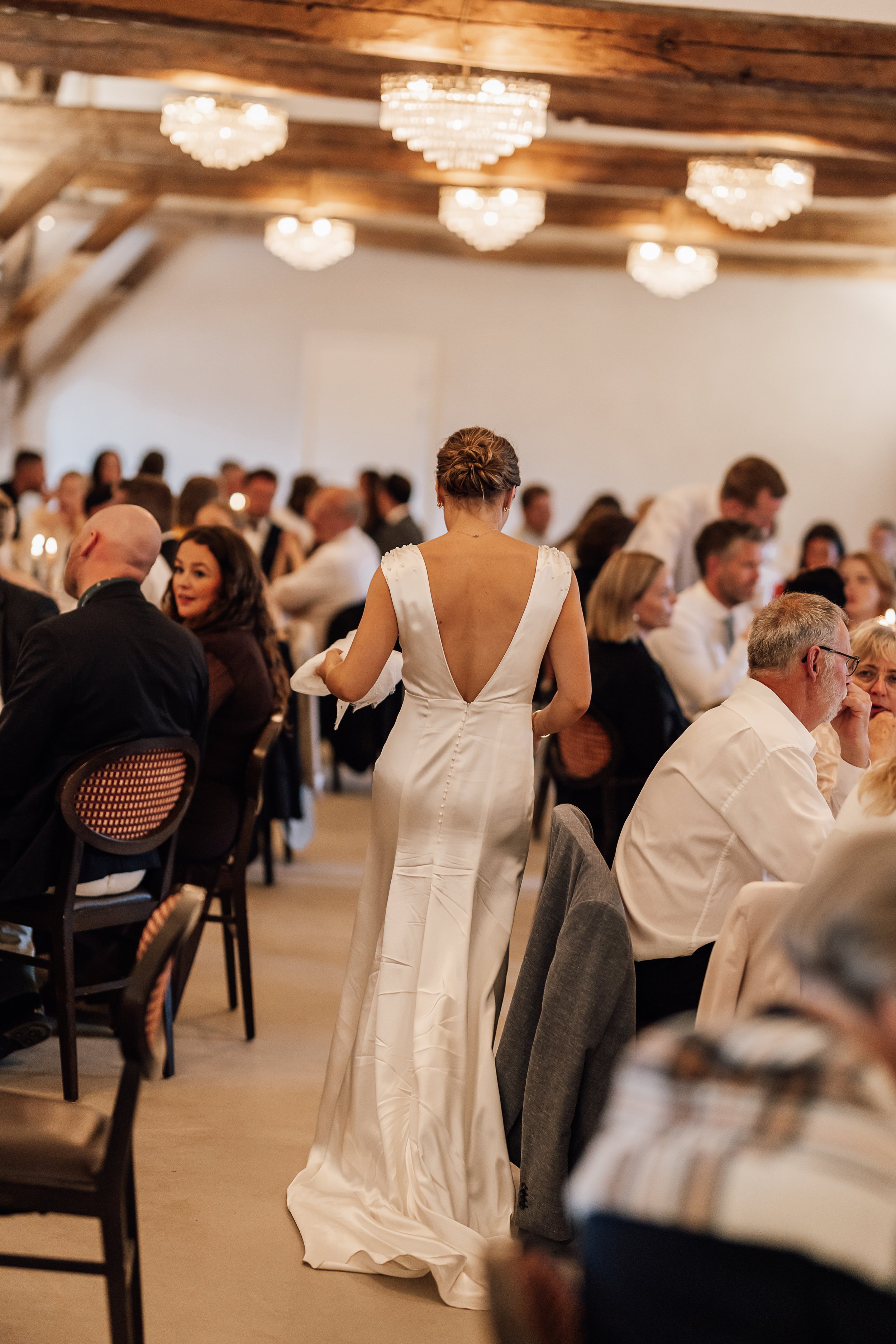 Bruden til festen til Bryllup på Møllerup Gods