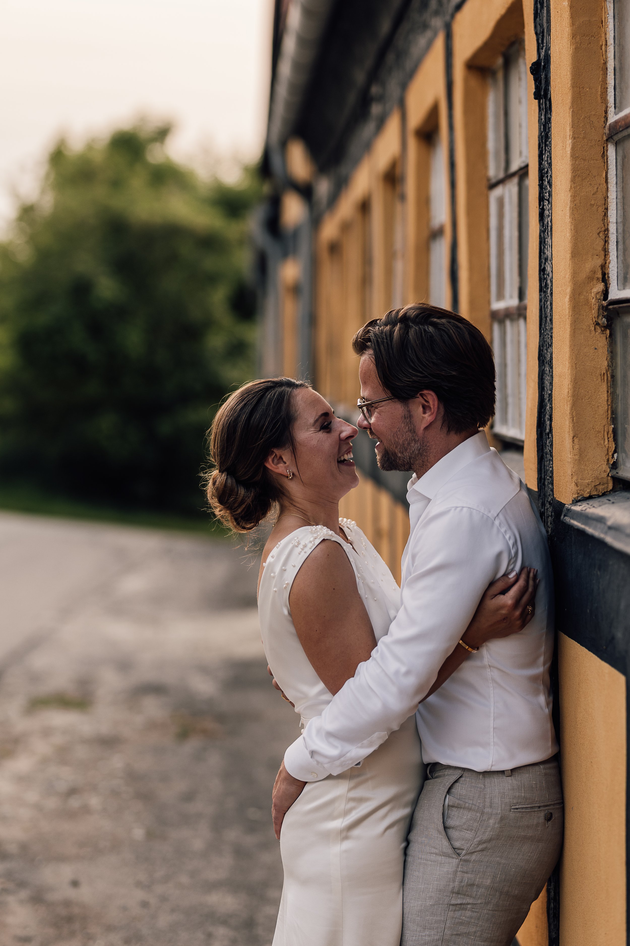 Bryllupsportrætter til Bryllup på Møllerup Gods