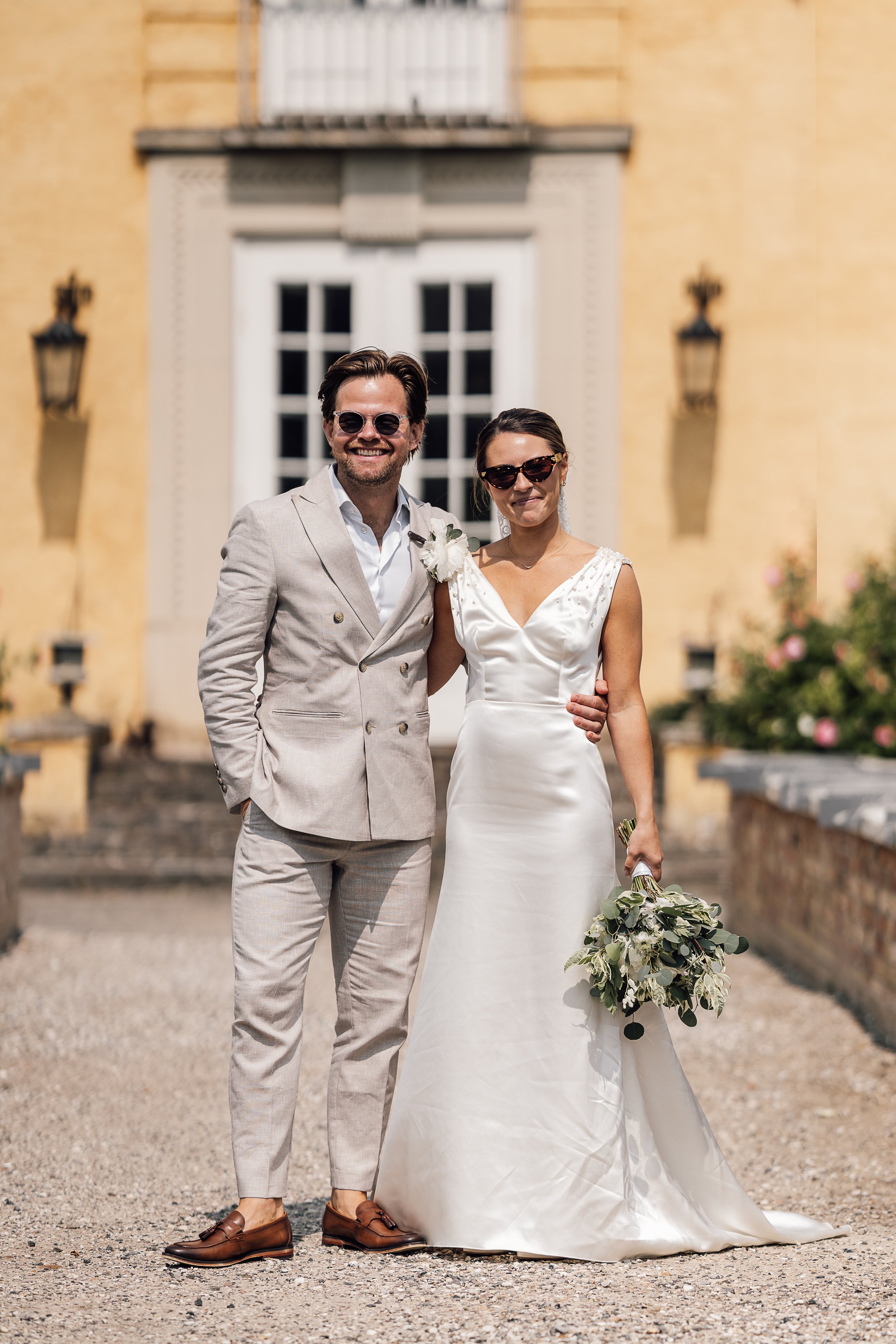 Bryllup på Møllerup Gods. Bryllupsportrætter.